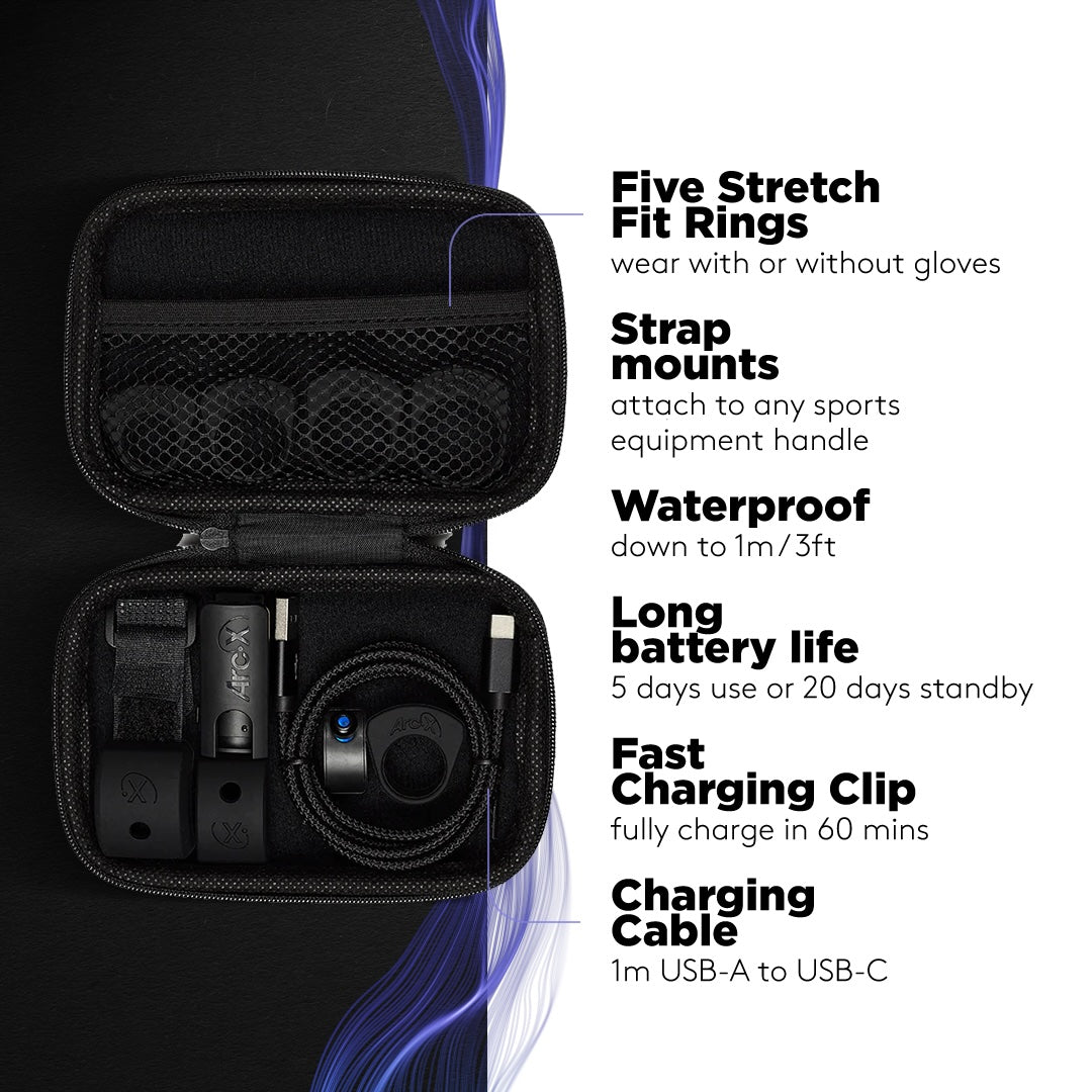 ArcX - Smart Ring - Wasserdichte Bluetooth Fernbedienung für Smartphones, Action-Cams, Kopfhörer, Lautsprecher, TV und mehr