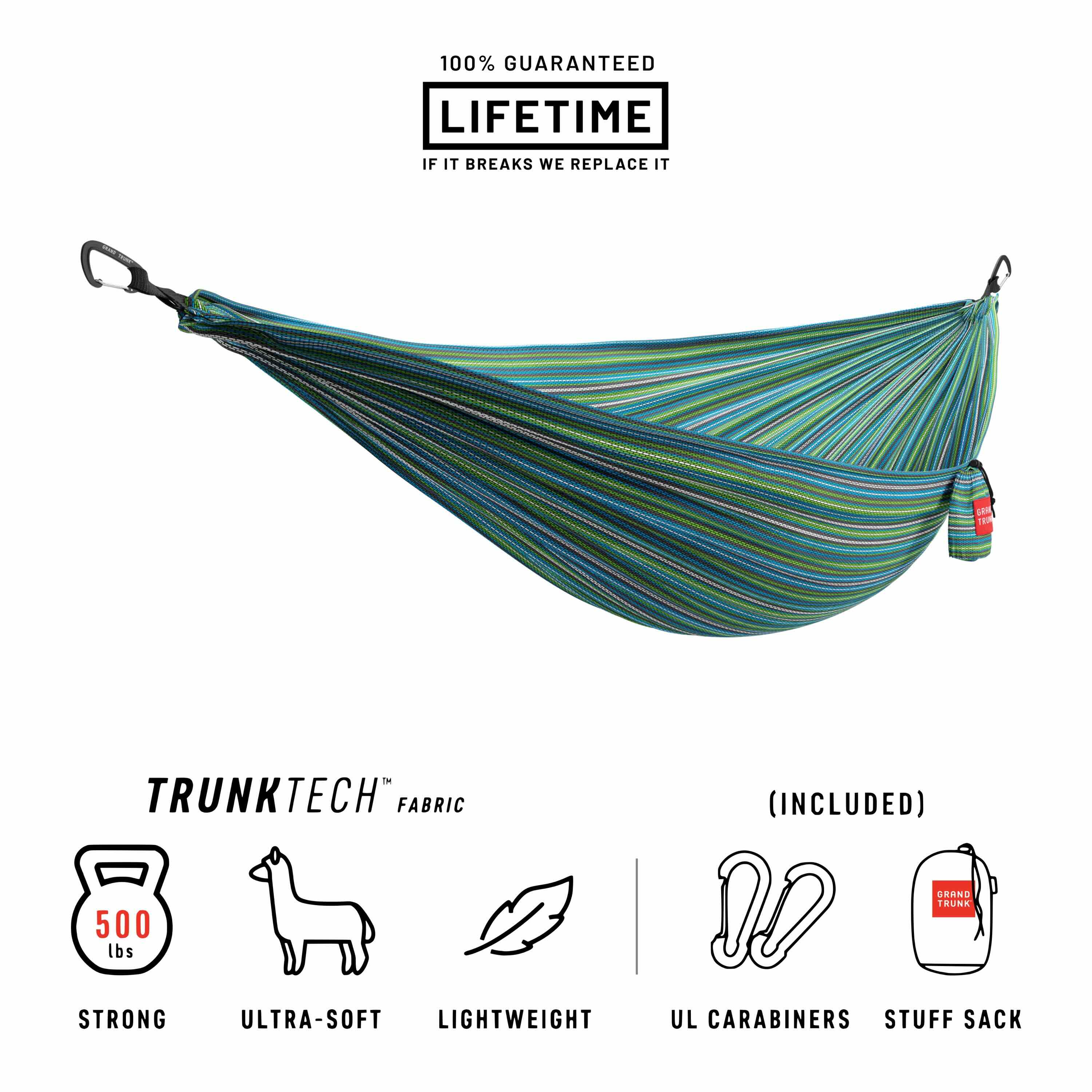 Grand Trunk TrunkTech Double Hammock (serape)
