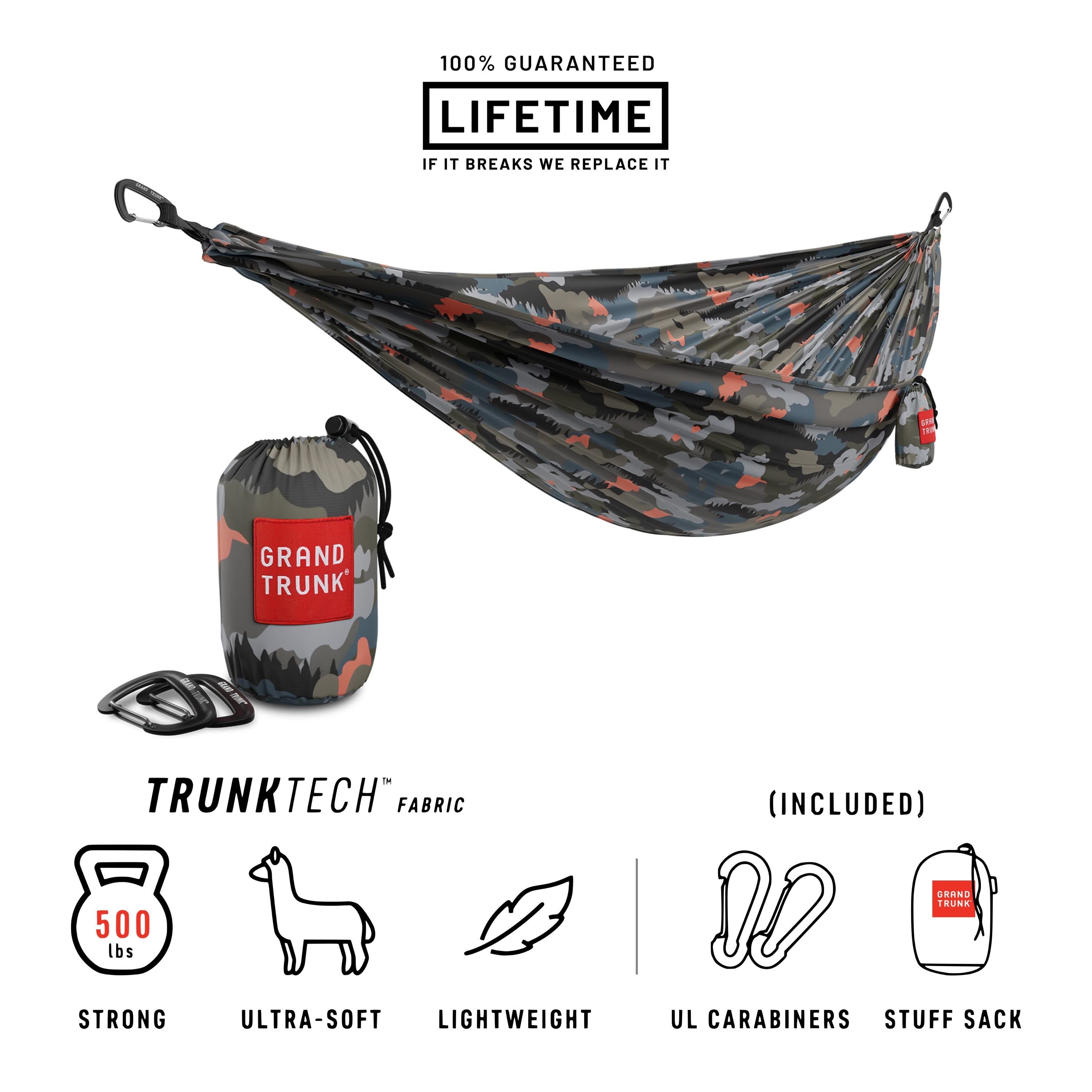 Grand Trunk TrunkTech Double Hammock (urban camo)
