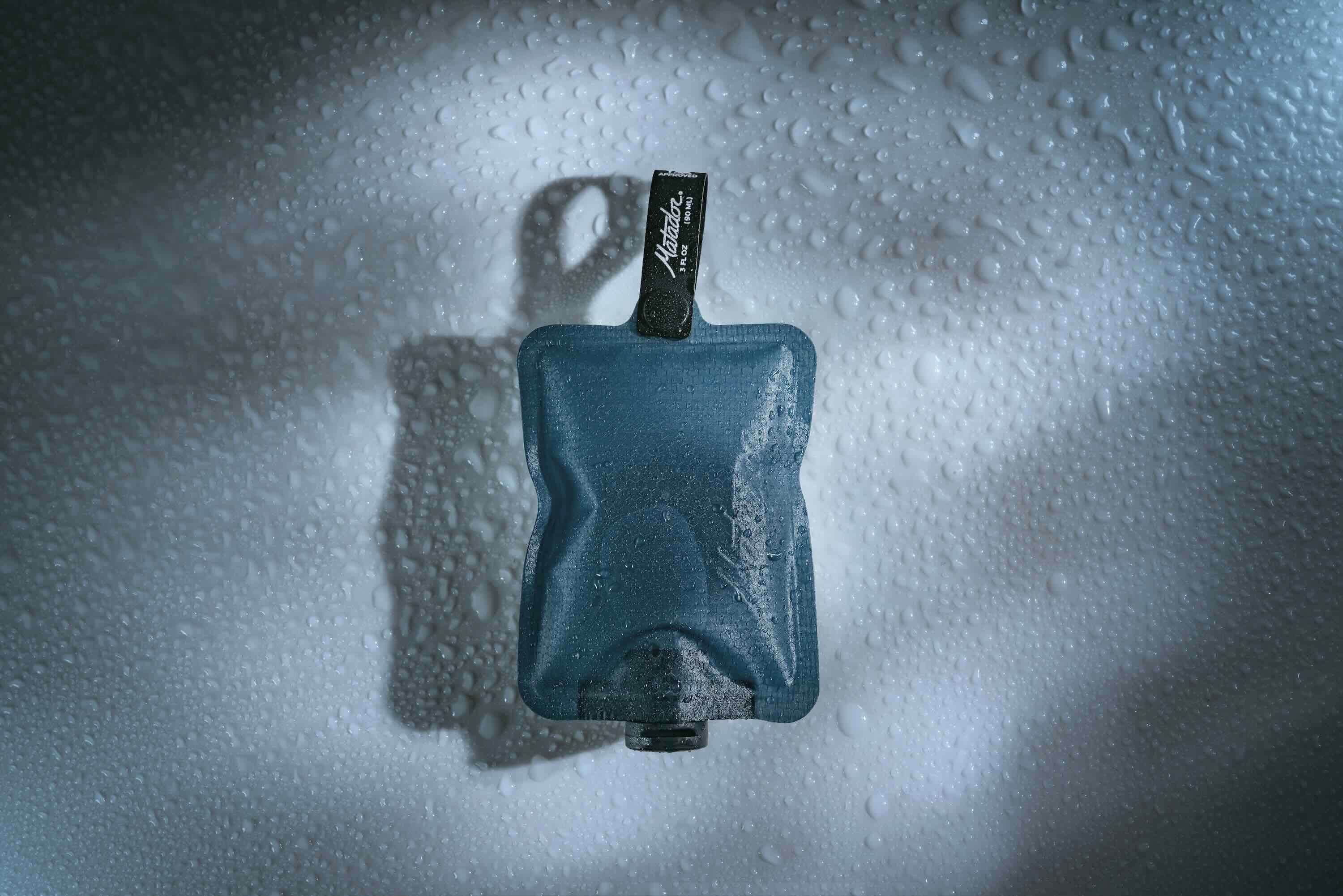 Matador FlatPak Toiletry Bottle 3-Pack (blue, charcoal, green)