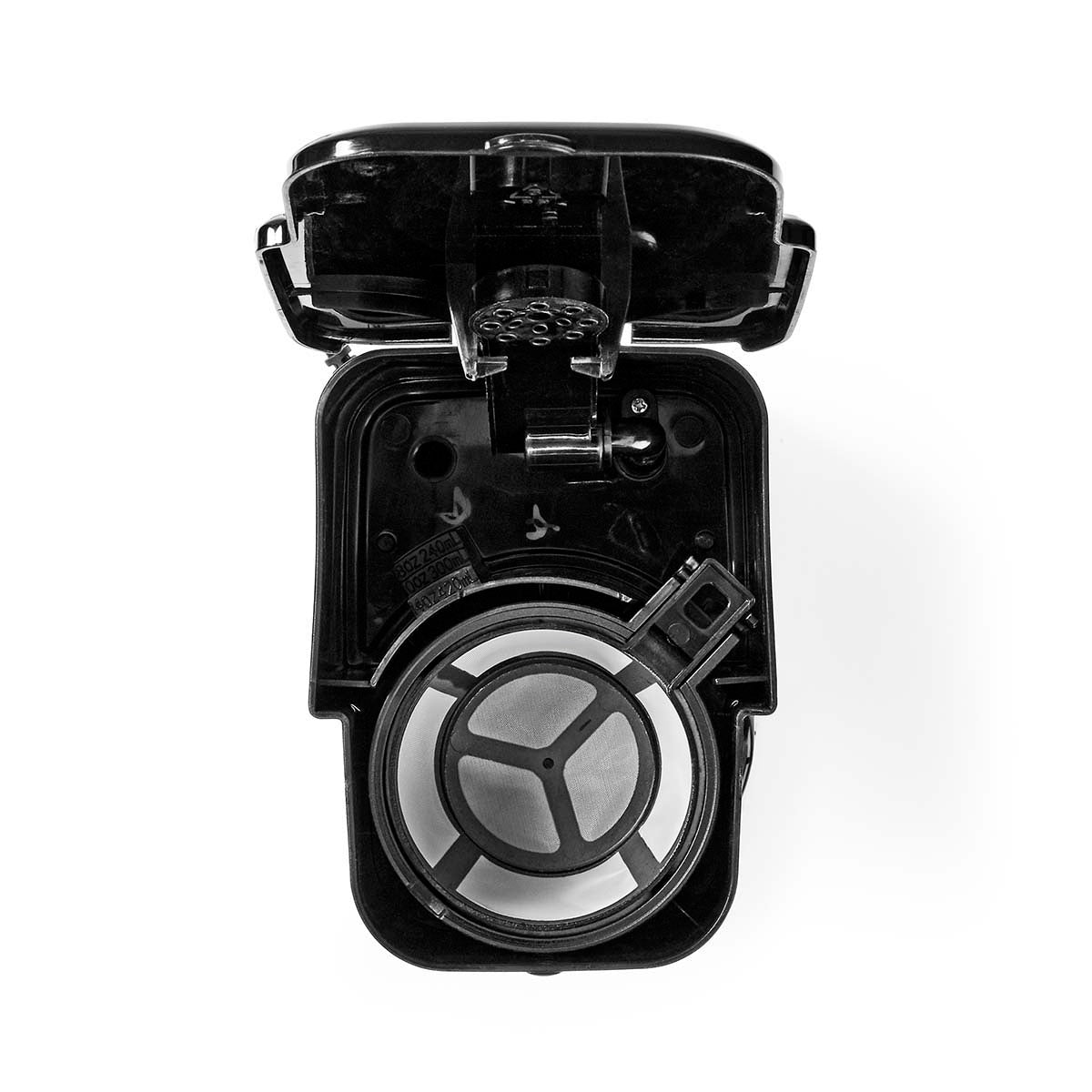 Einzelportions-Kaffeemaschine | 0,4 l | 750 W | Timer-Funktion | Isolierter Reisebecher | Automatische Abschaltung | LCD-Display | Schwarz