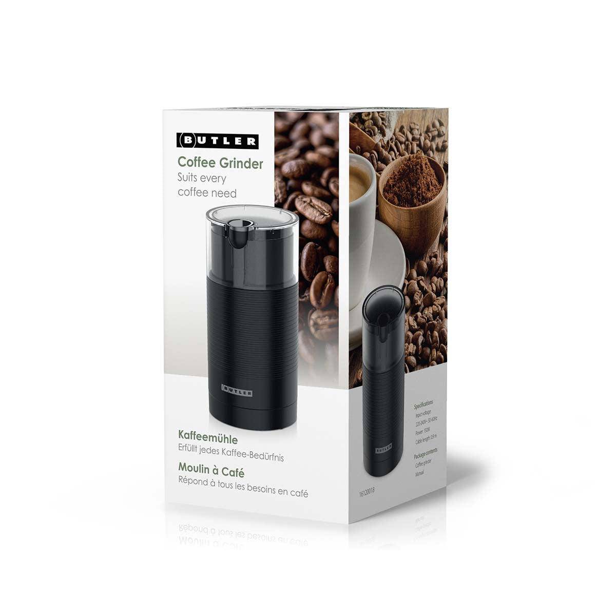 Kaffeemühle | 150W | 70g | Schwarz