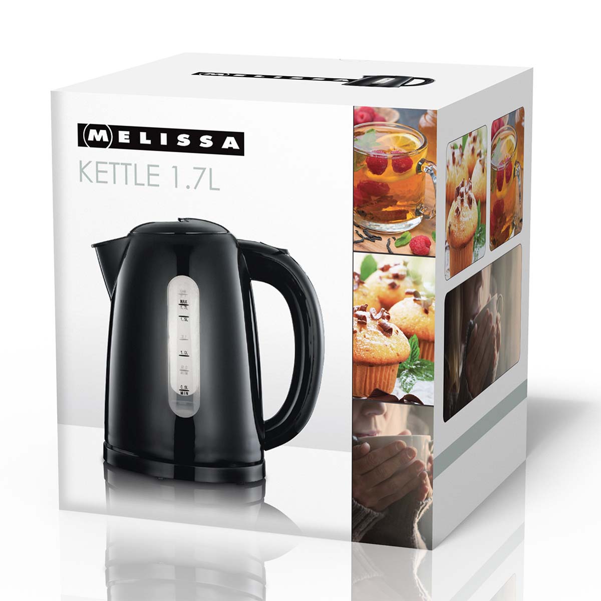 Wasserkocher 1.7L Schwarz