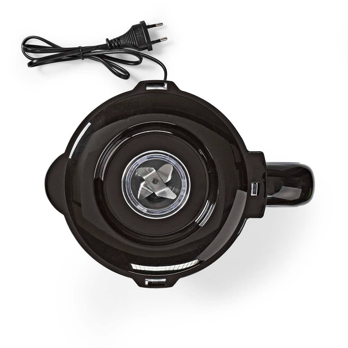 Standmixer | 800 W | 2 Geschwindigkeiten + Pulse | 4 Edelstahlklingen | Kunststoffkrug | Schwarz