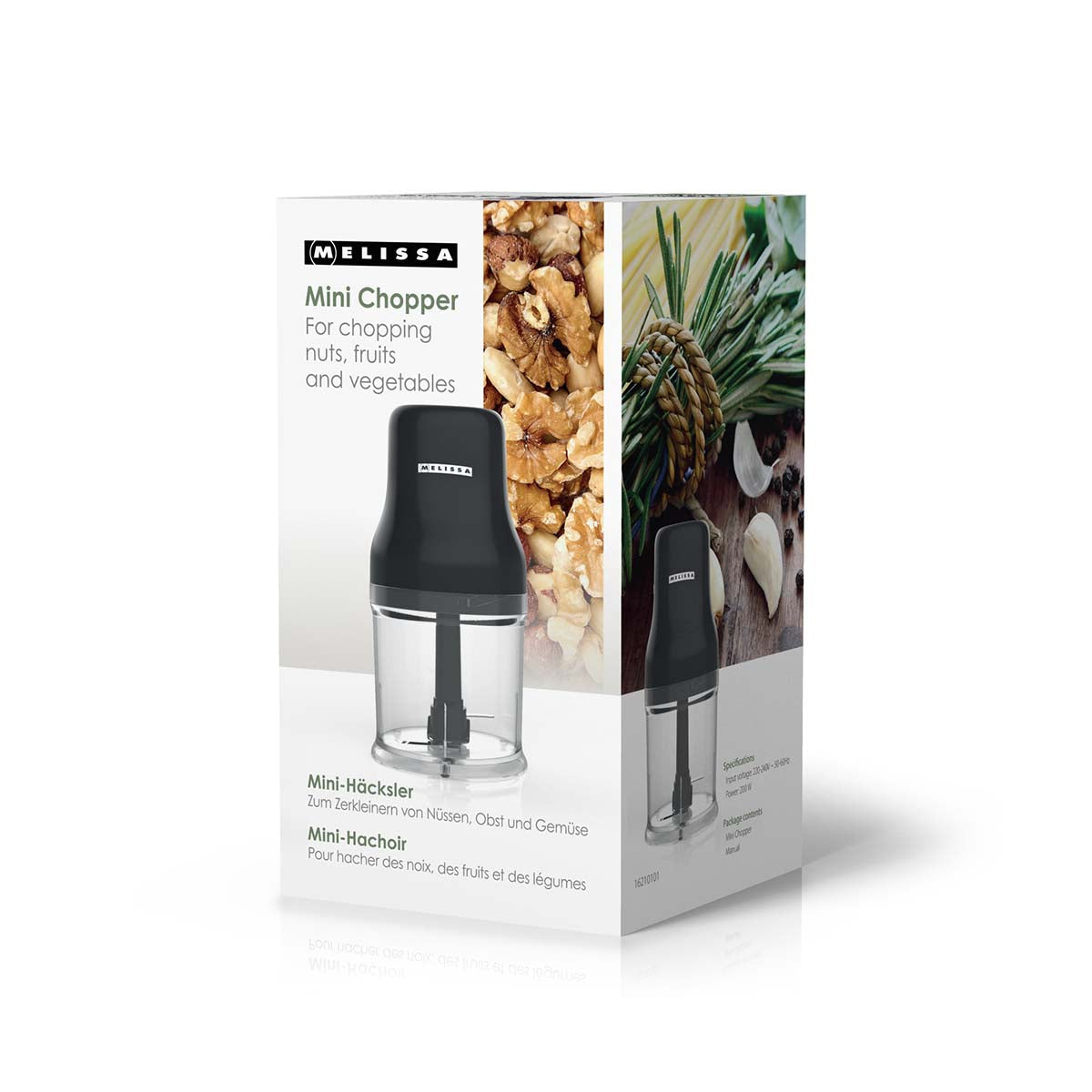 Mini-Food Chopper | 200 W | 0,5 l | 1-Gang | Schwarz