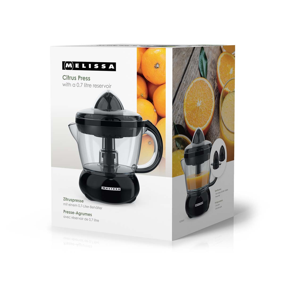 Zitruspresse | 40 W | 0,7 L l Schwarz