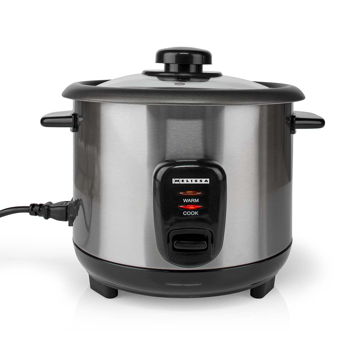 Reiskocher | 1,0 l | 400 W | Antihaftbeschichtung | Abnehmbare Schüssel | Dampfgareinsatz | Warmhaltefunktion | Automatische Abschaltung