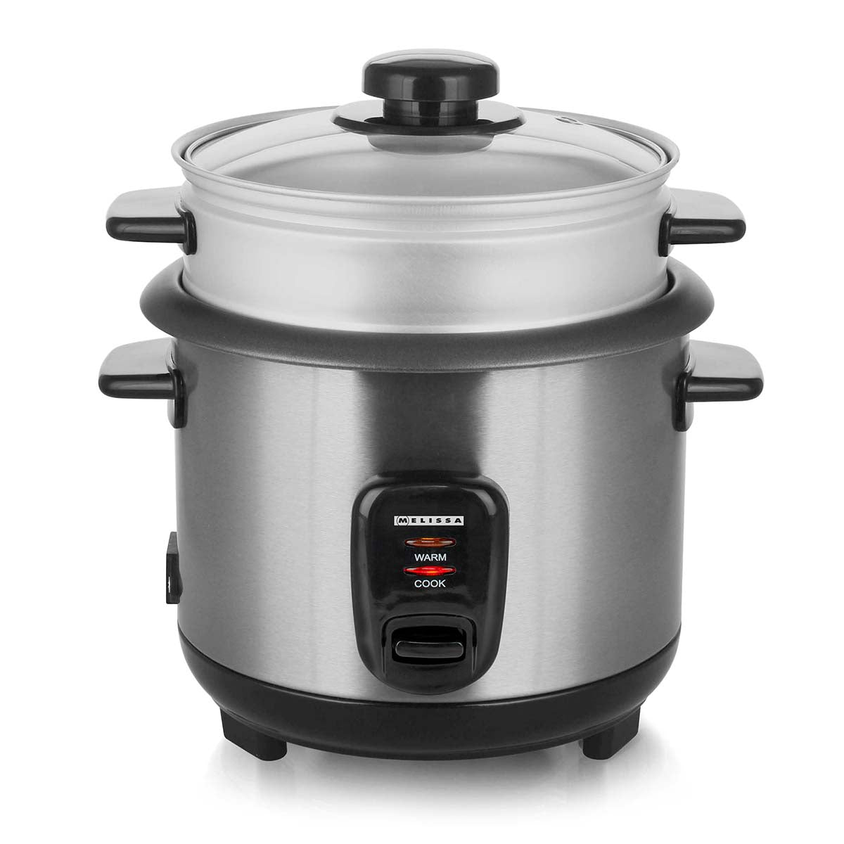 Reiskocher | 1,0 l | 400 W | Antihaftbeschichtung | Abnehmbare Schüssel | Dampfgareinsatz | Warmhaltefunktion | Automatische Abschaltung