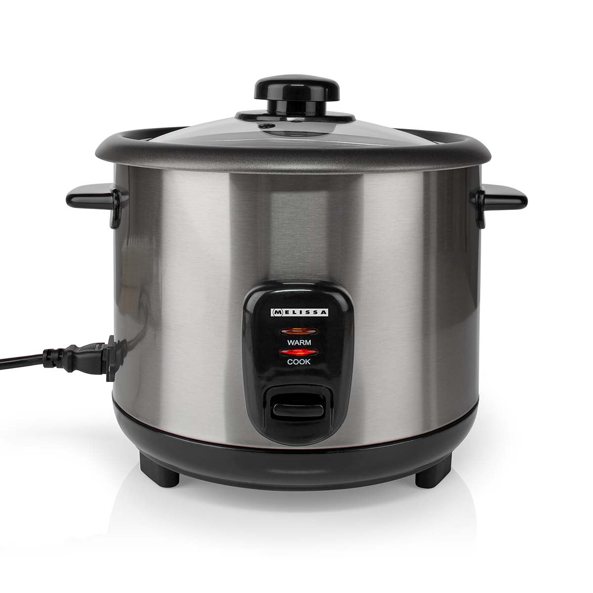 Reiskocher | 1,5 l | 500 W | Antihaftbeschichtung | Abnehmbare Schüssel | Dampfgareinsatz | Warmhaltefunktion | Automatische Abschaltung