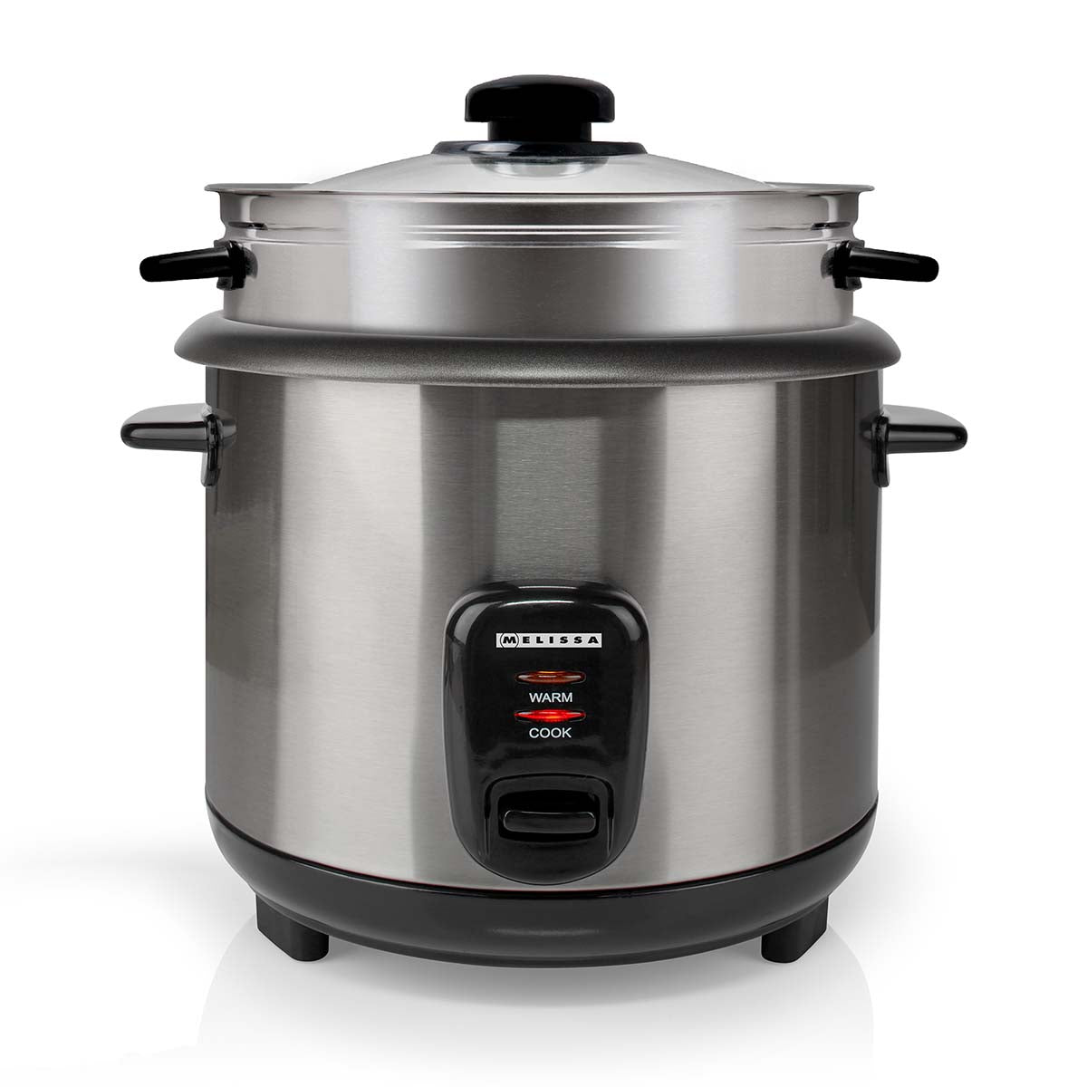 Reiskocher | 1,5 l | 500 W | Antihaftbeschichtung | Abnehmbare Schüssel | Dampfgareinsatz | Warmhaltefunktion | Automatische Abschaltung