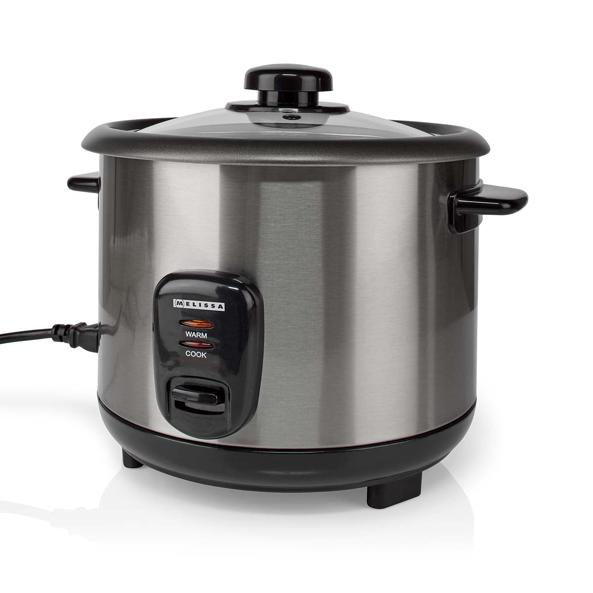 Reiskocher | 1,5 l | 500 W | Antihaftbeschichtung | Abnehmbare Schüssel | Dampfgareinsatz | Warmhaltefunktion | Automatische Abschaltung