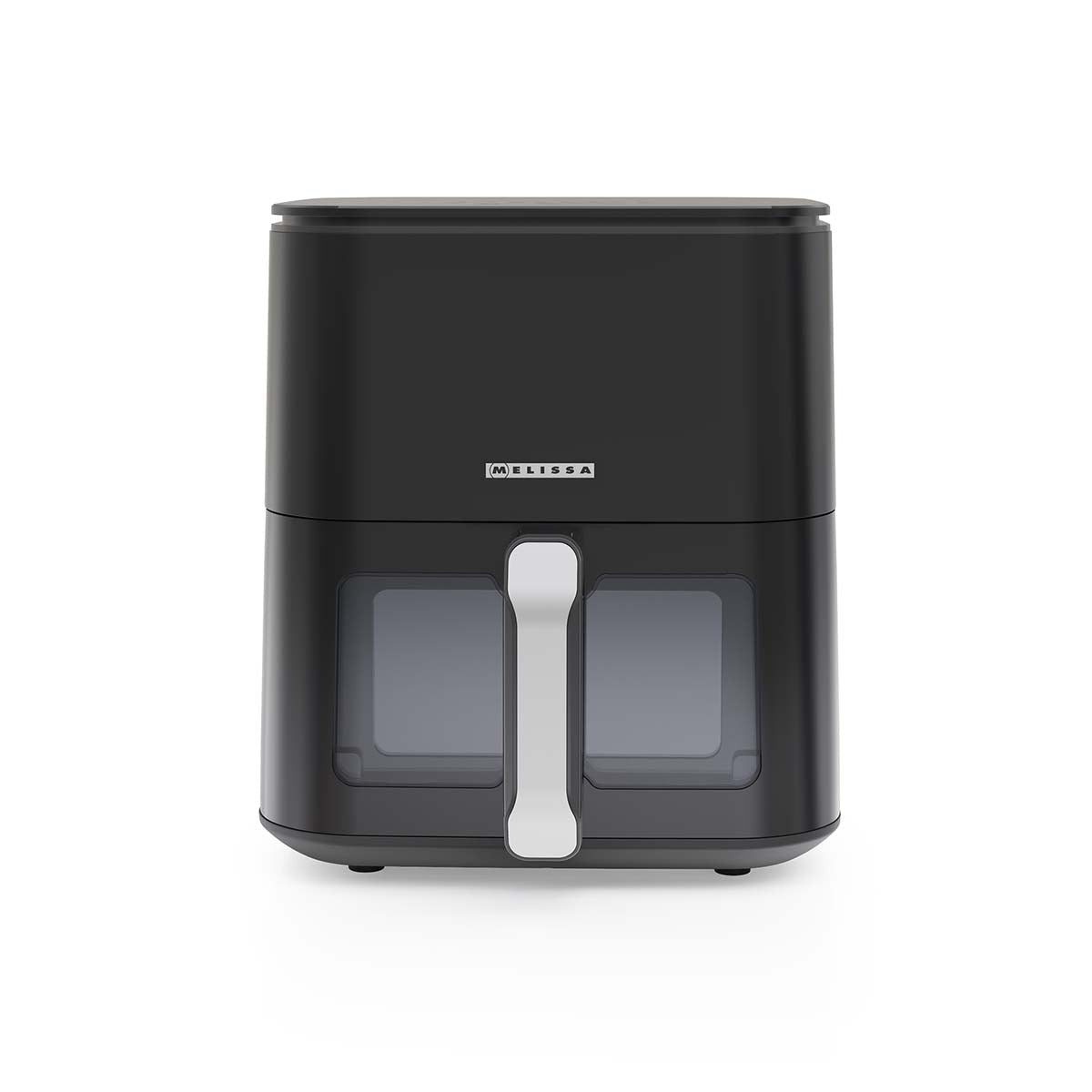 Digitale Heißluftfritteuse XL | 5 l | 60-min Timer | 8 Voreinstellungen | Sichtfenster | Schwarz