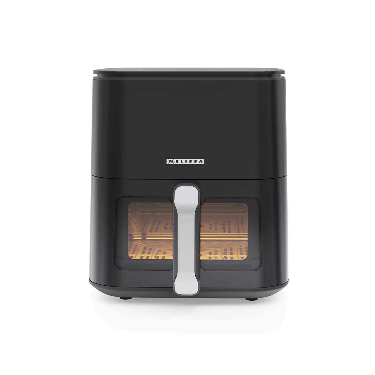 Digitale Heißluftfritteuse XL | 5 l | 60-min Timer | 8 Voreinstellungen | Sichtfenster | Schwarz