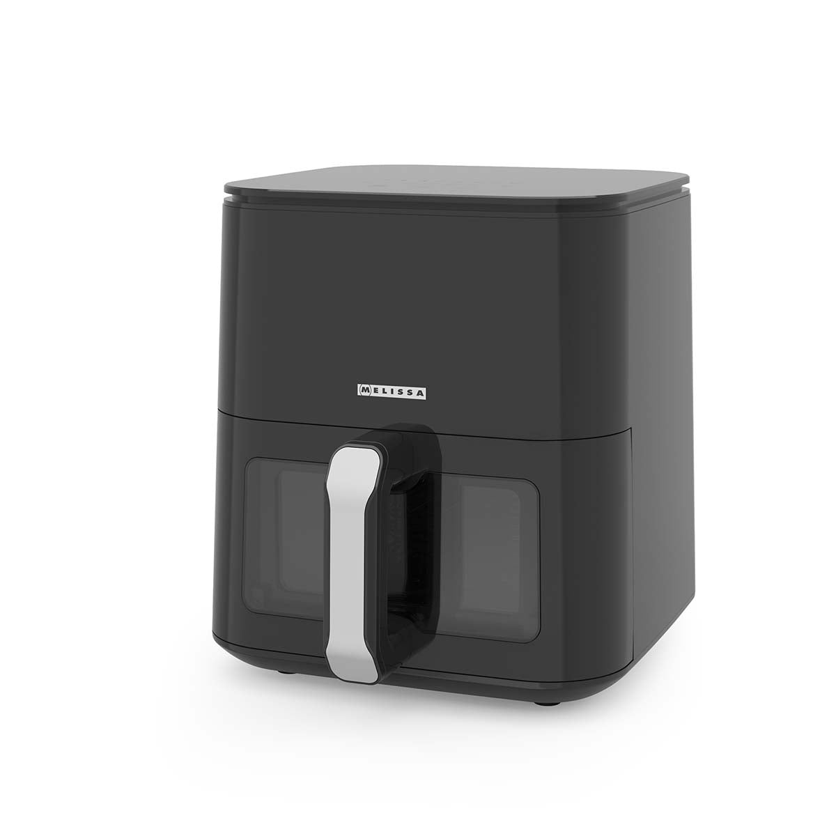 Digitale Heißluftfritteuse XL | 5 l | 60-min Timer | 8 Voreinstellungen | Sichtfenster | Schwarz
