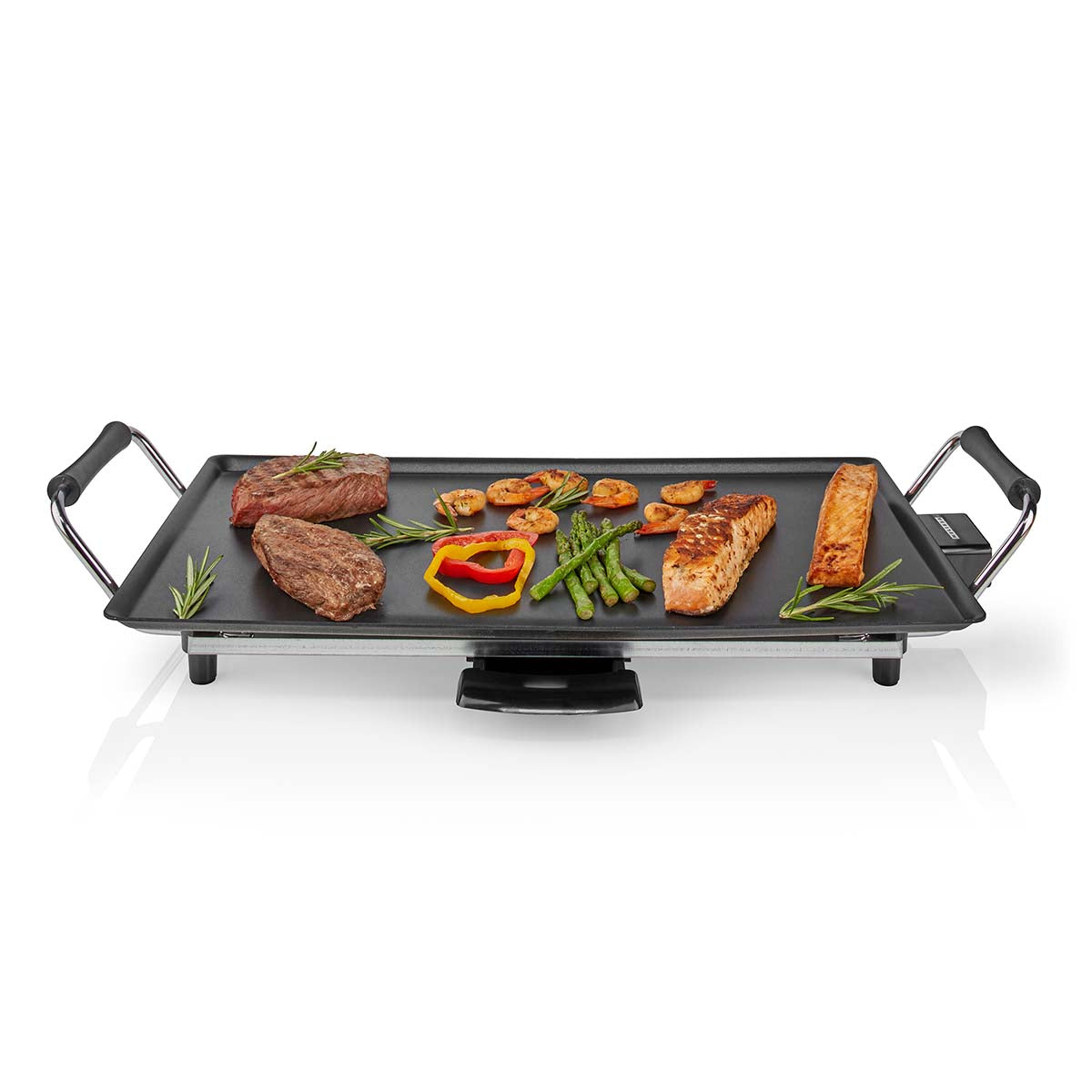 Teppanyaki Tischgrill | Backfläche ( L x B ): 47,5 x 26,5 cm | Anzahl der Heizstufen: 5