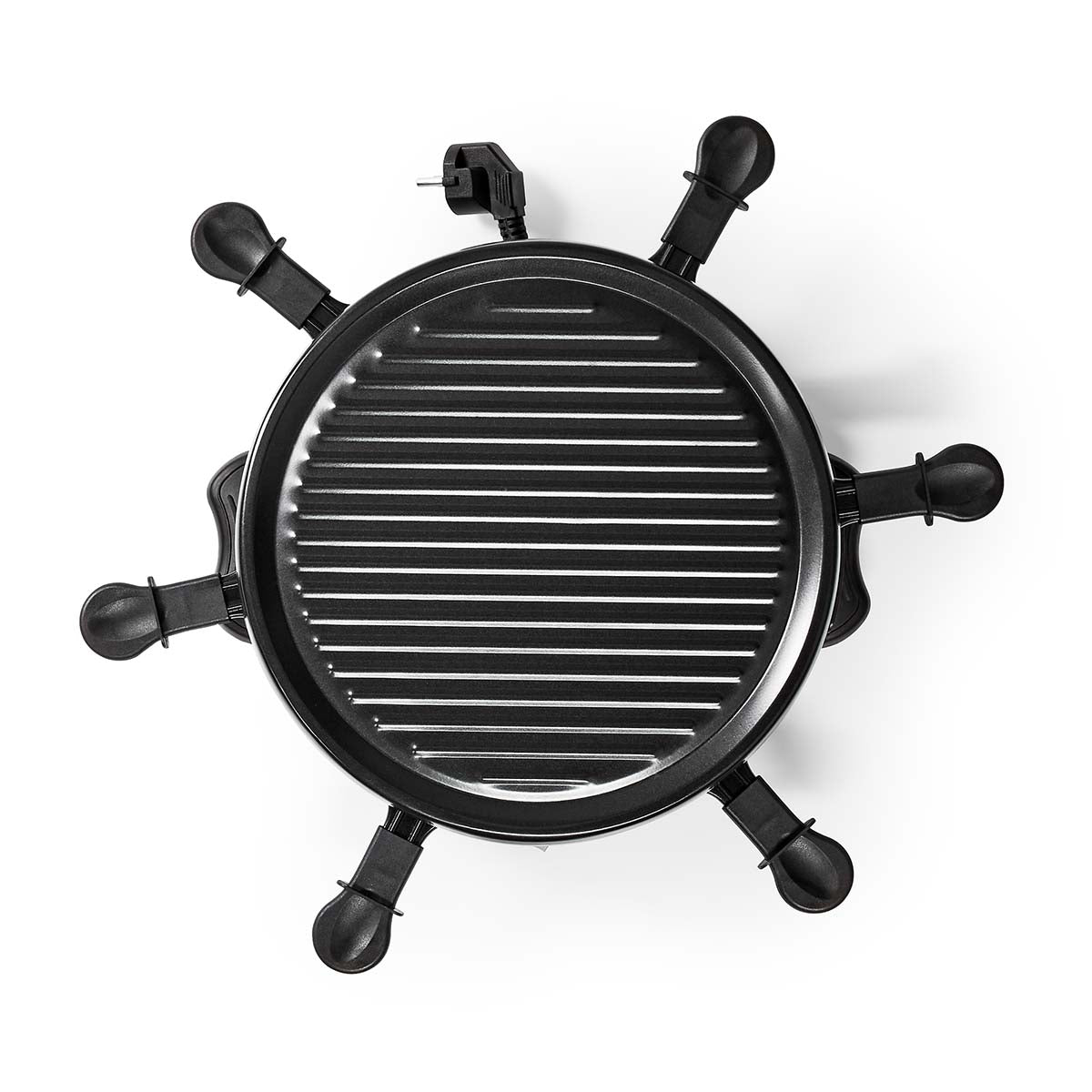 Raclette / Gourmet Set | 6 Personen | 800 W | Ø 29 cm | Antihaftbeschichtung