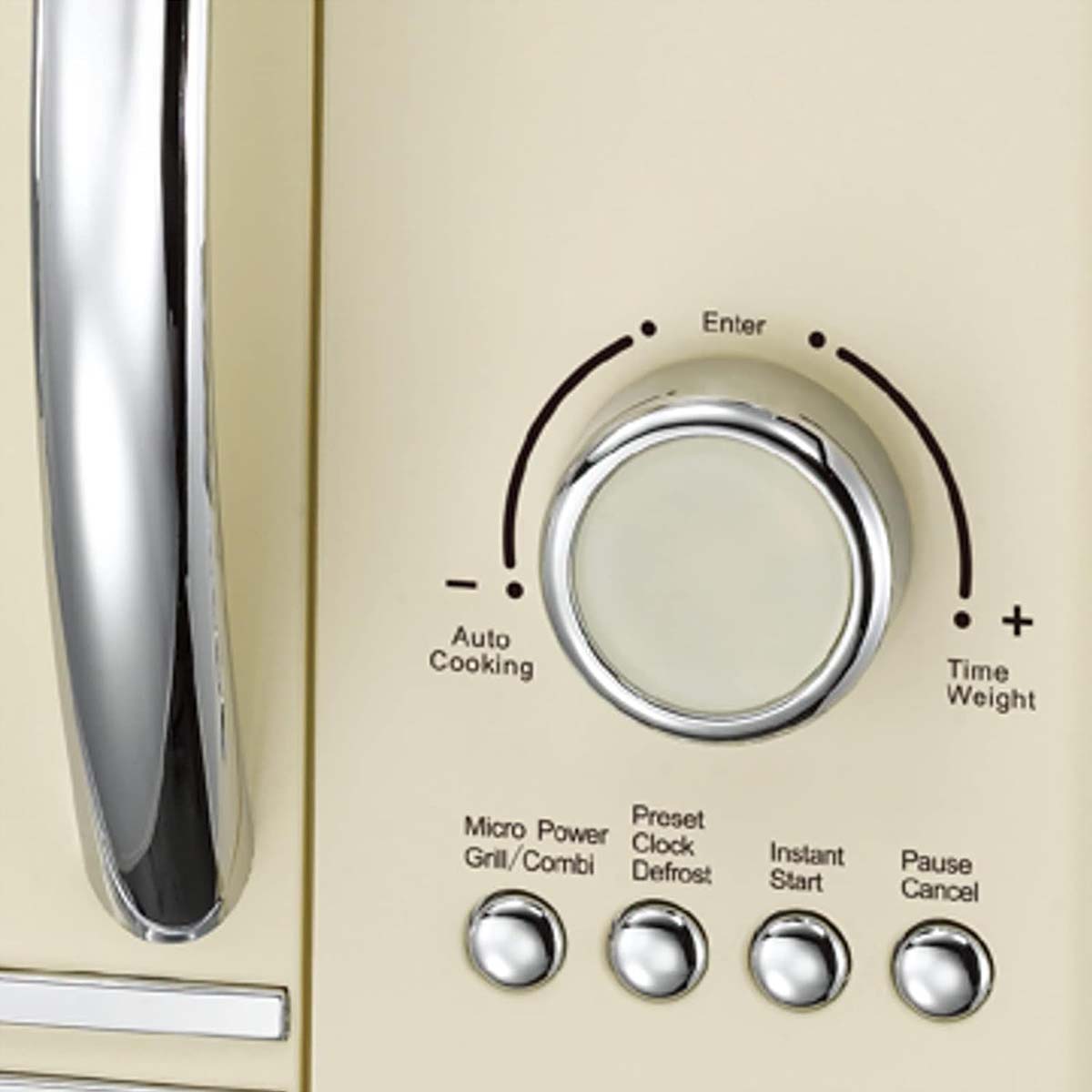 Mikrowelle elektronischer Grill 23L 800 W Creme