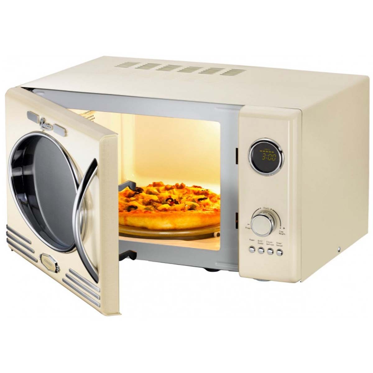 Mikrowelle elektronischer Grill 23L 800 W Creme