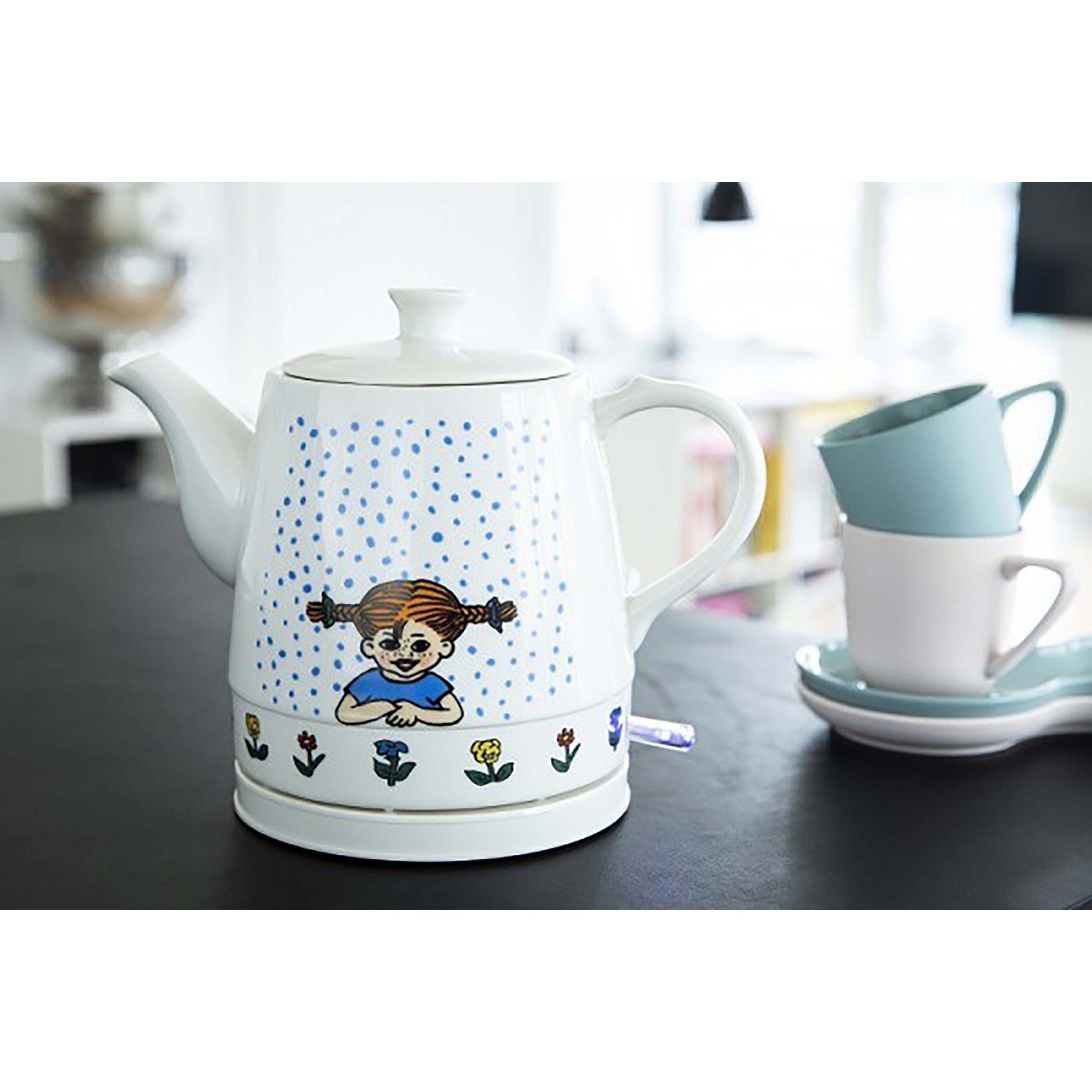 Keramik-Wasserkocher, 0,8L, 1750W, Pippi-Design