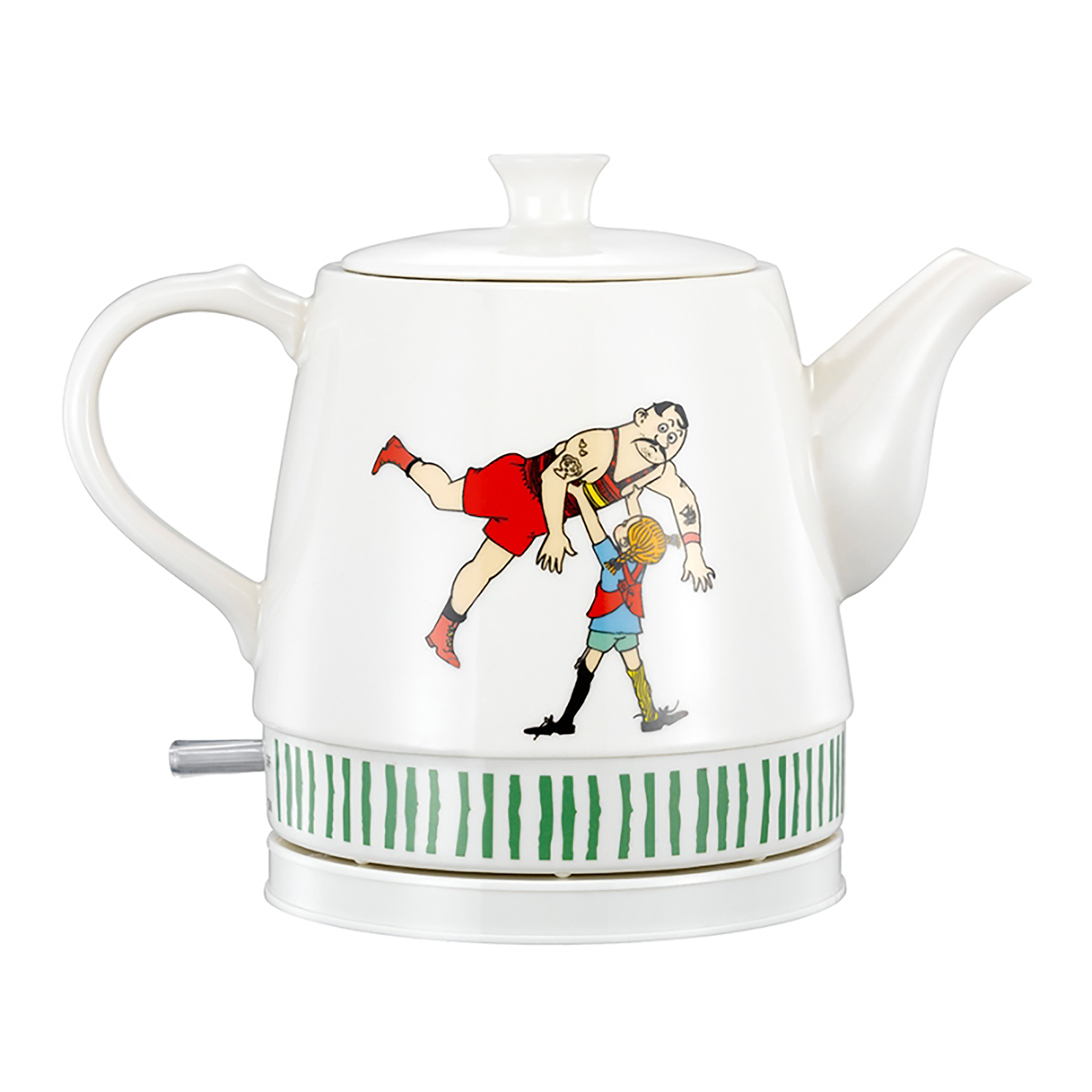 Keramik-Wasserkocher - 0,8 Liter - Pippi-Circus-Design