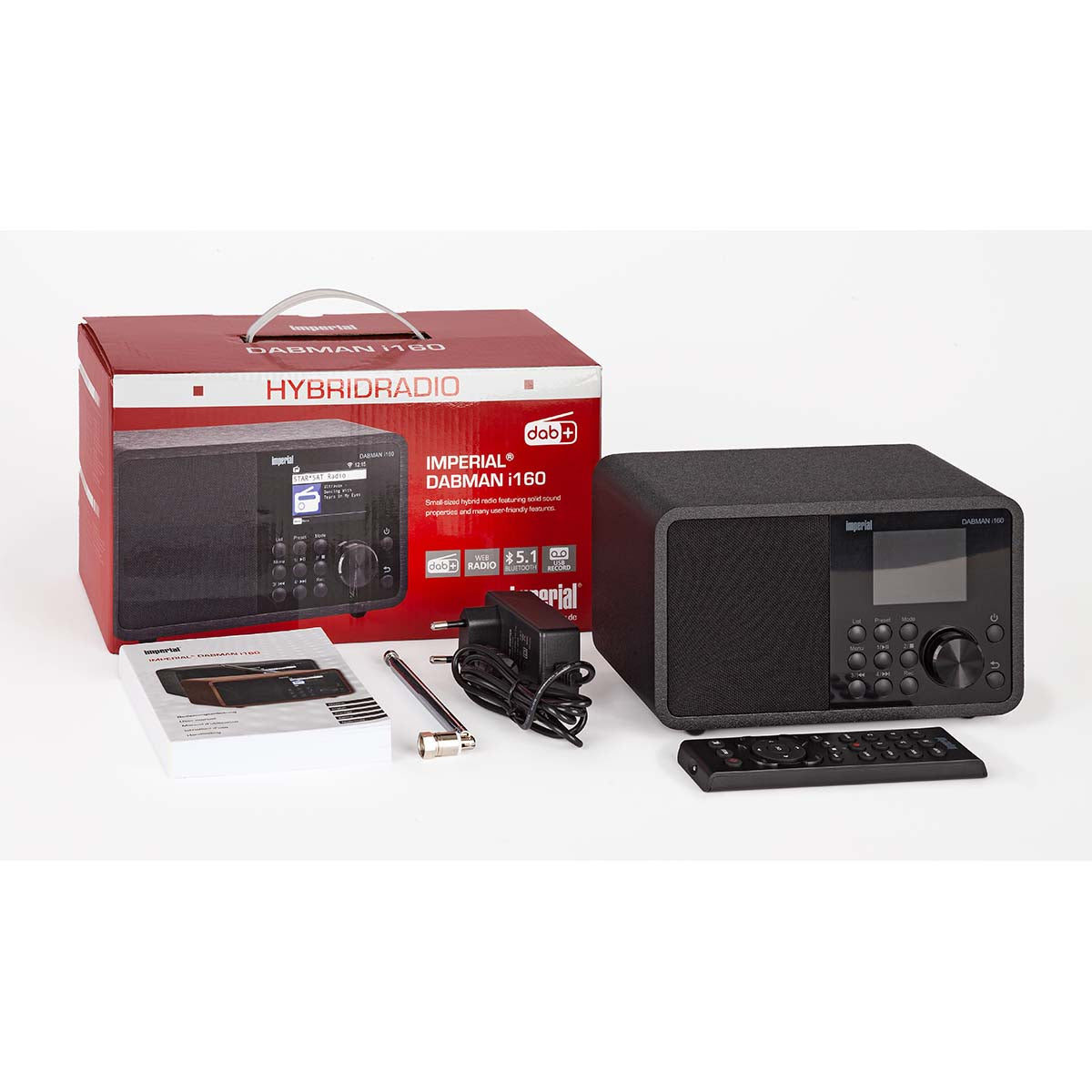 DABMAN i160 DAB+ und Internetradio Schwarz