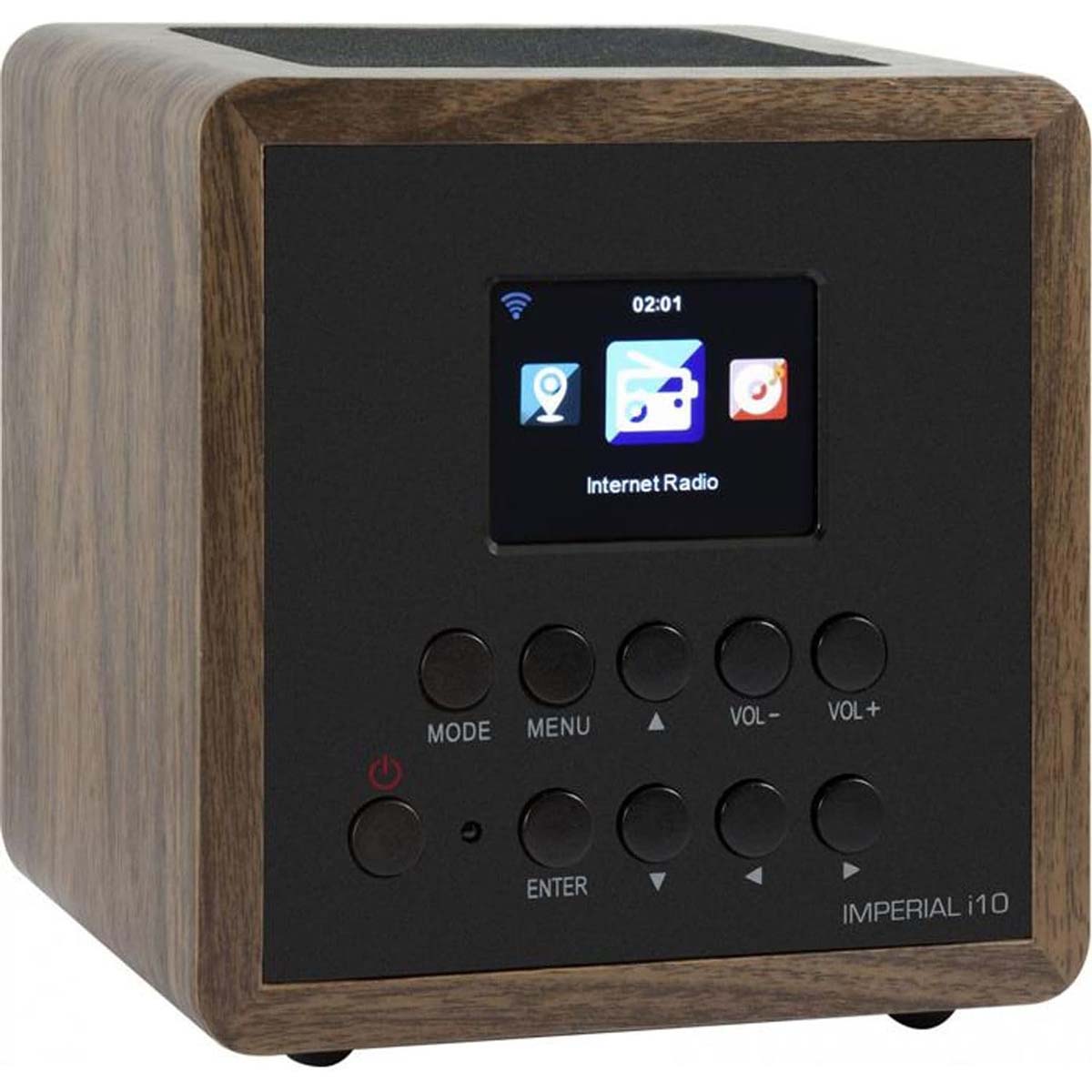 i10 Internet Radio Holzoptik