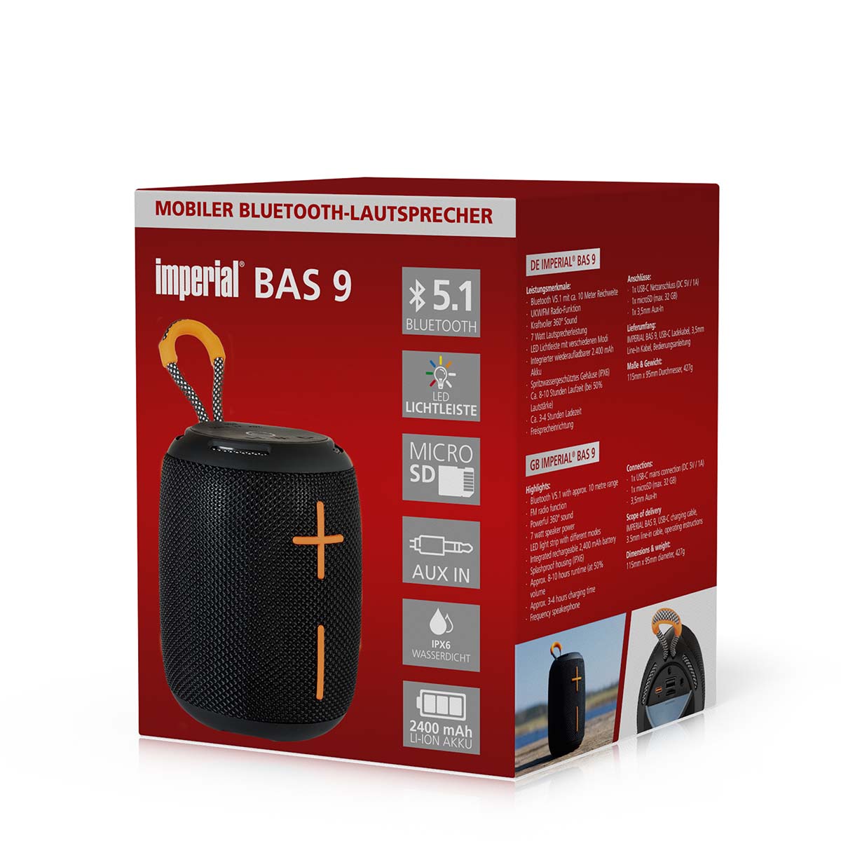 BAS 9 Bluetooth-Lautsprecher