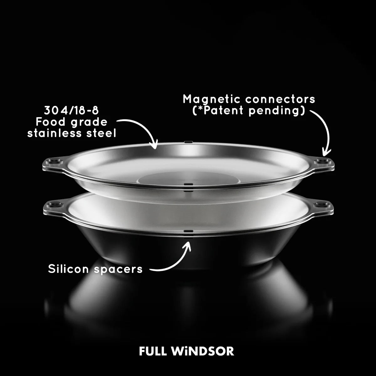 Full-Windsor Magware Bowls-Plates (Double Set)