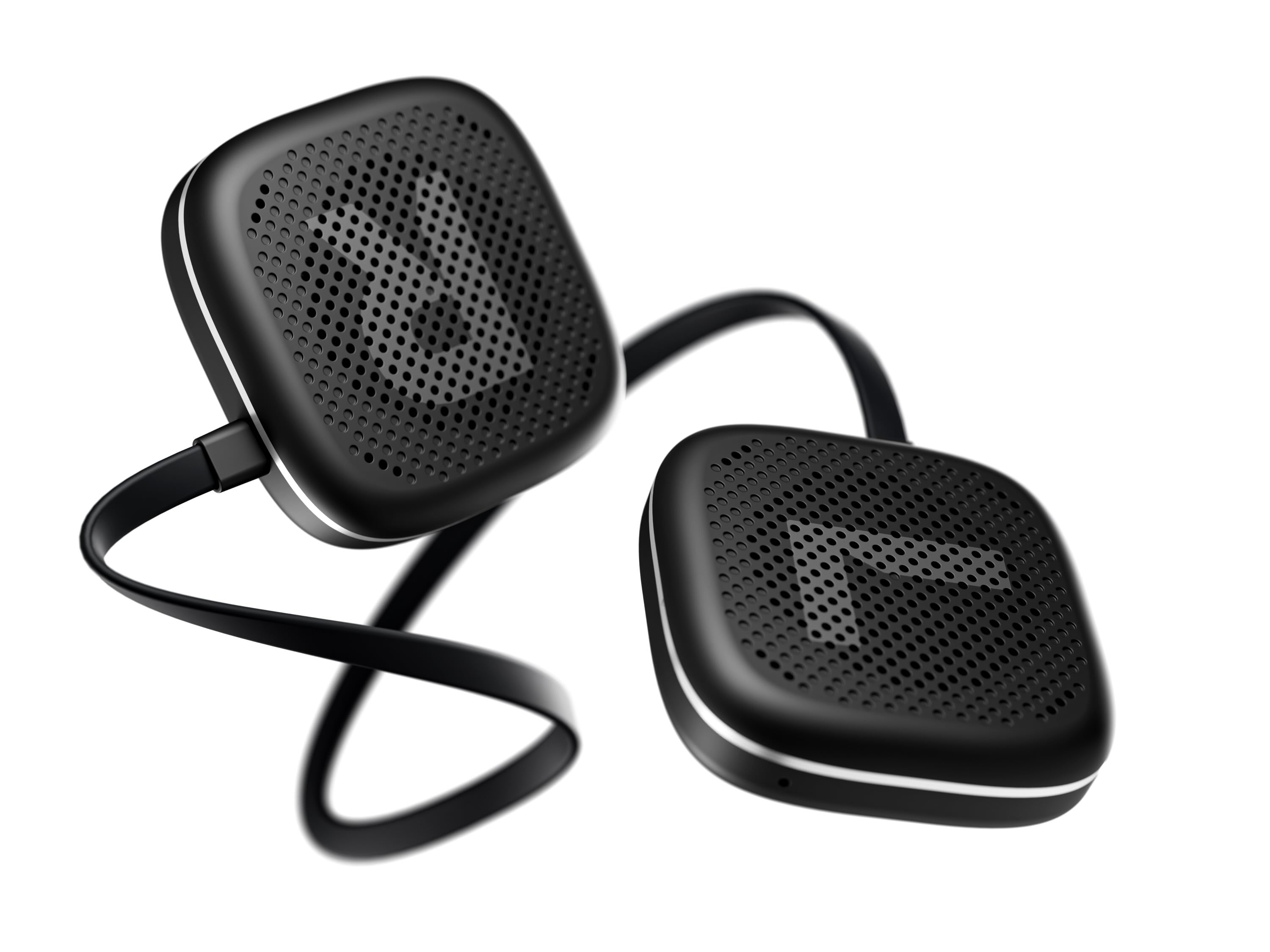 Aleck Nunchucks (2-pack) - Audio- und Kommunikations-Headset mit Push-To-Talk Technologie für Ski & Snowboard von Aleck