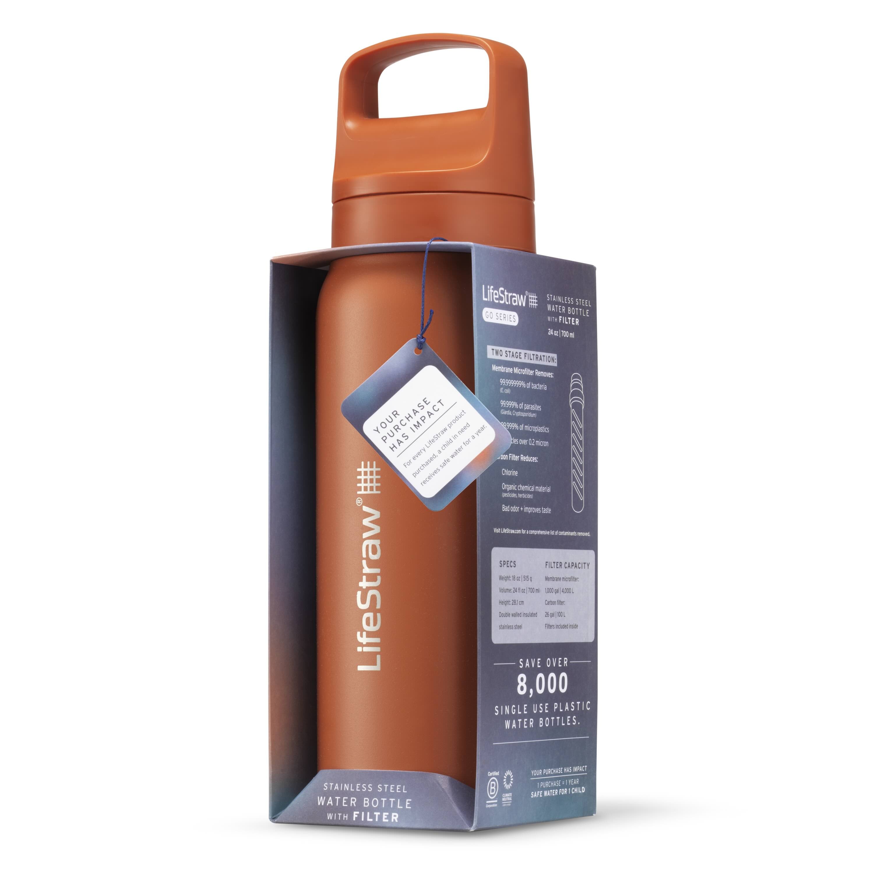 LifeStraw Go Steel 700ml (kyoto orange)