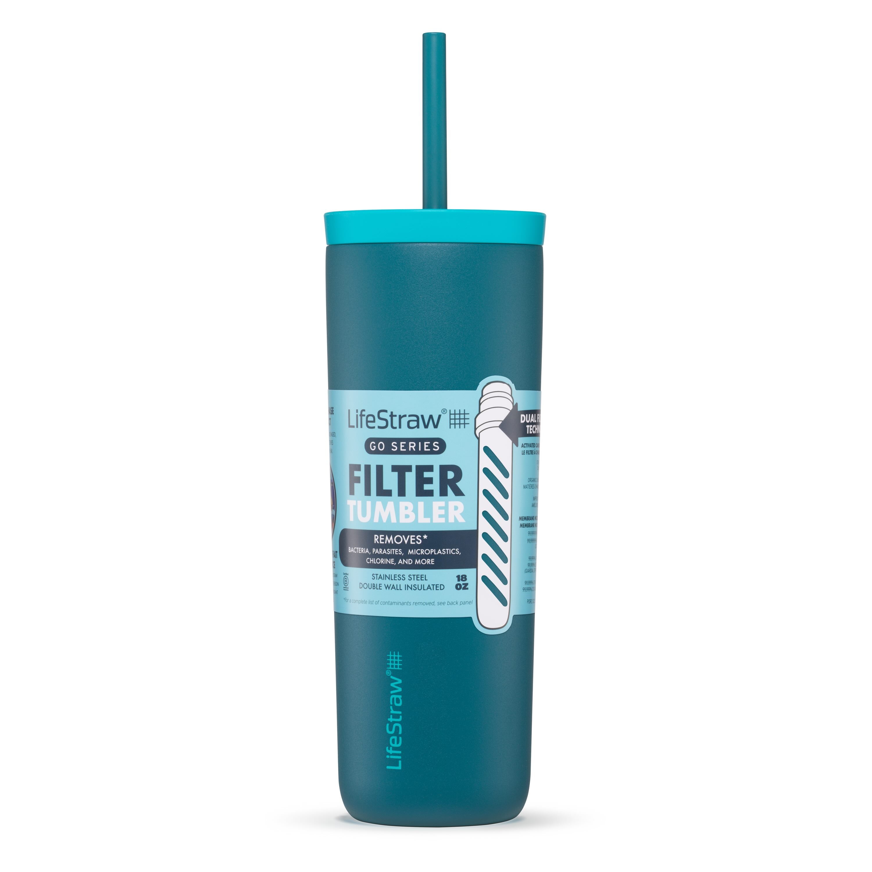 LifeStraw Go Steel Tumbler 500ml (laguna teal)