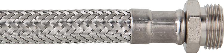 asdec life ® 2 x Panzerschlauch 3/8 ig x ag - 300 mm zertifiziert DVGW / KTWA