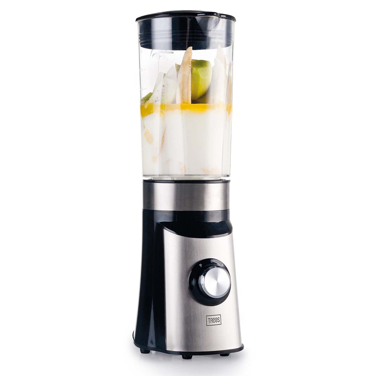 Smoothie-to-go pro Trinkbecher Comfortjuicer 450 ml für Schule, Arbeit oder Fitnessstudio - Schwarz