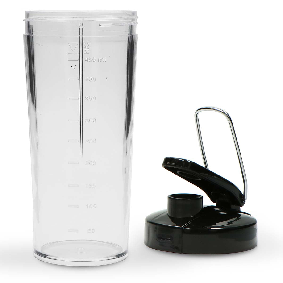 Smoothie-to-go pro Trinkbecher Comfortjuicer 450 ml für Schule, Arbeit oder Fitnessstudio - Schwarz
