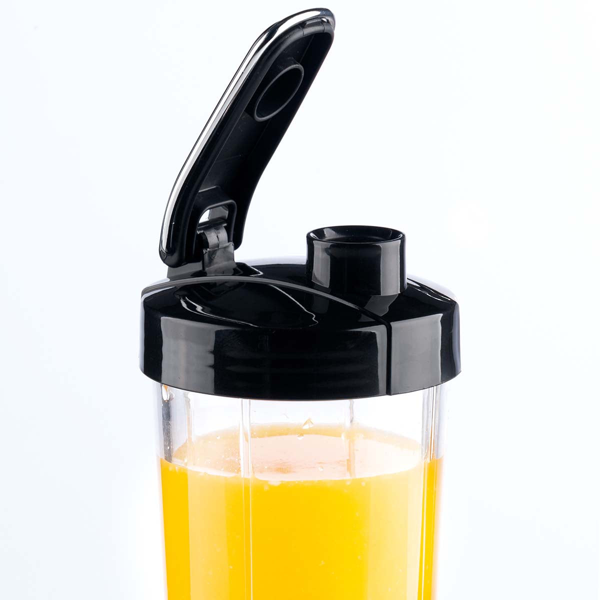 Smoothie-to-go pro Trinkbecher Comfortjuicer 450 ml für Schule, Arbeit oder Fitnessstudio - Schwarz