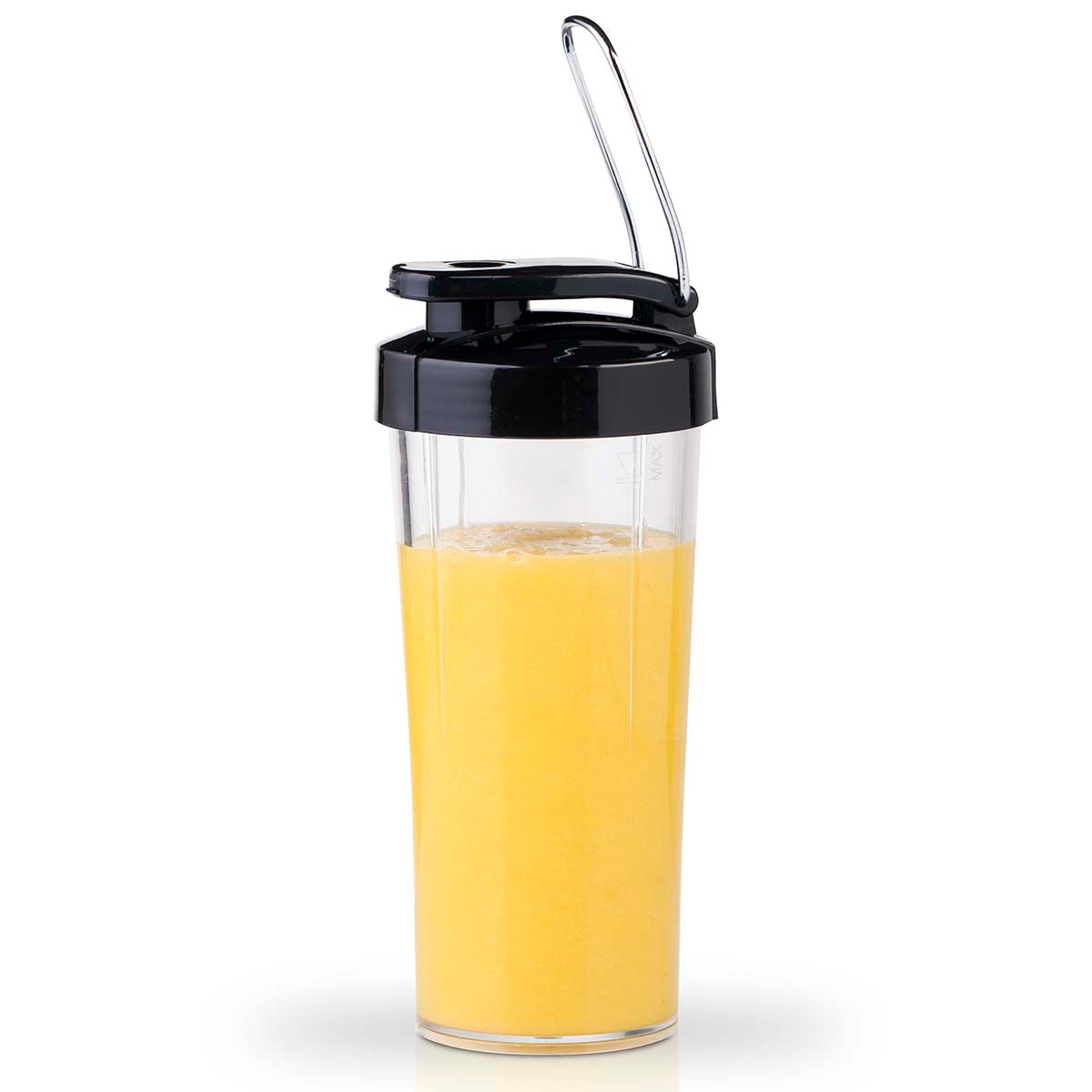 Smoothie-to-go pro Trinkbecher Comfortjuicer 450 ml für Schule, Arbeit oder Fitnessstudio - Schwarz