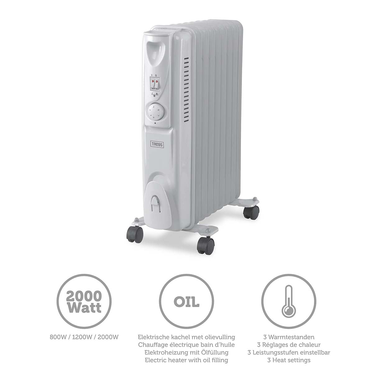Mechanical Oil Filled Heater 2000W