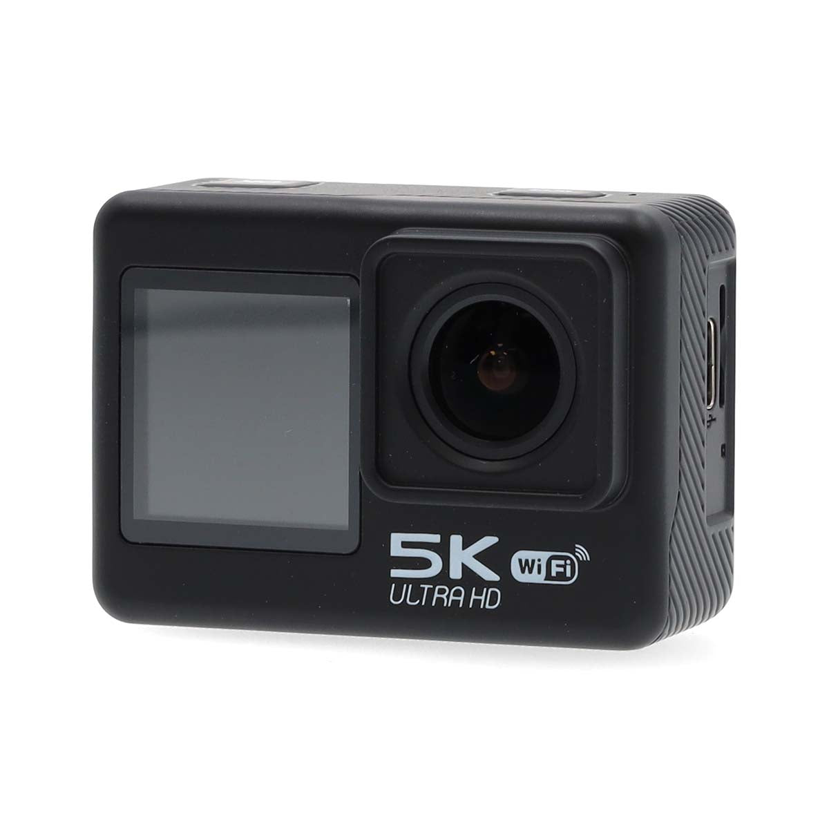 Action Cam | Dualer Bildschirm | 5K@30fps | 16 MPixel | Wasserdicht bis: 30.0 m | 80 min | Wi-Fi | App erhältlich für: Android™ / IOS | Inkl. halterung | Schwarz