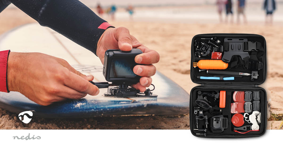Action Cam Halterung | 41 in 1 | Schwarz