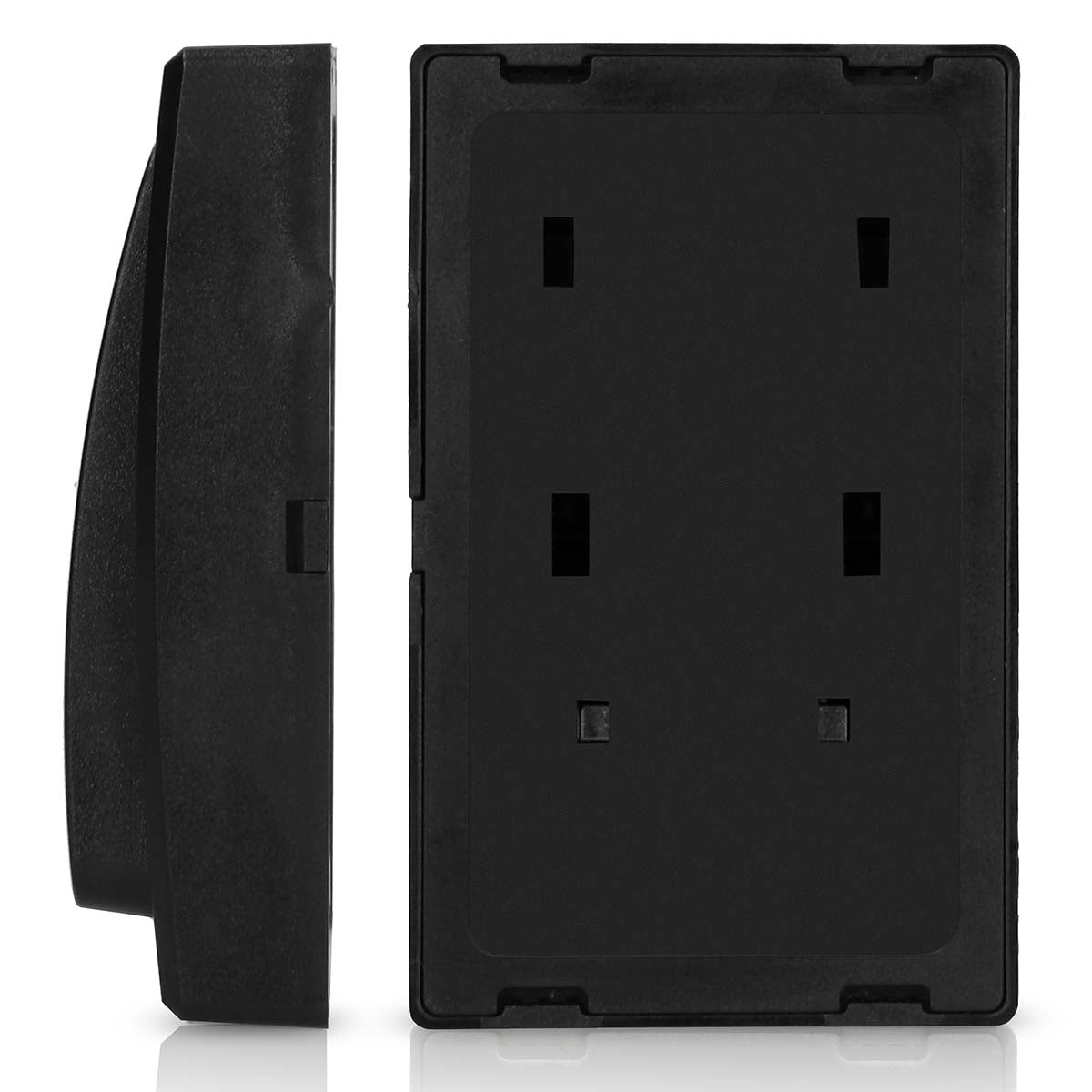 Batteriefreie Türklingel Schwarz