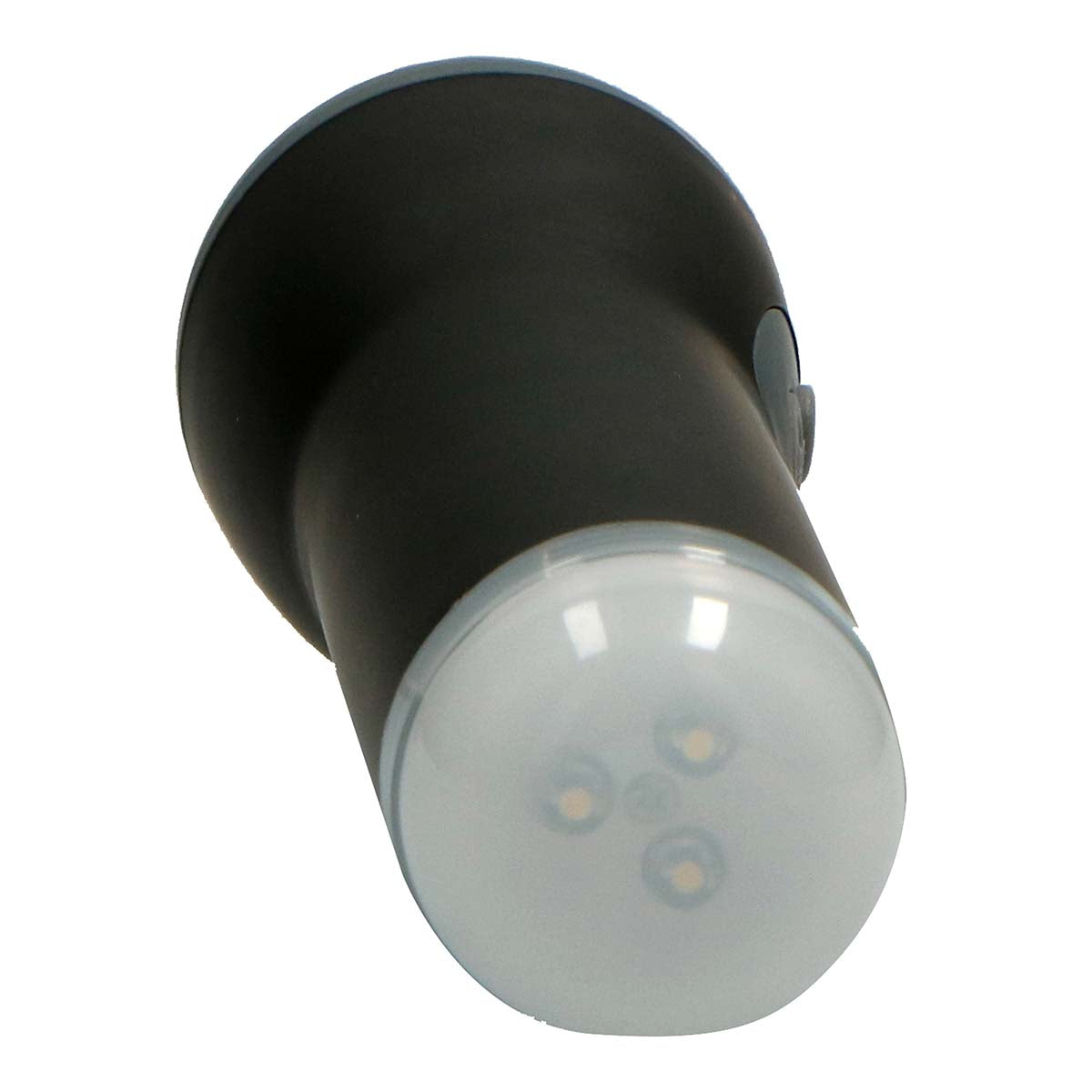 Wiederaufladbare LED-Taschenlampe Schwarz