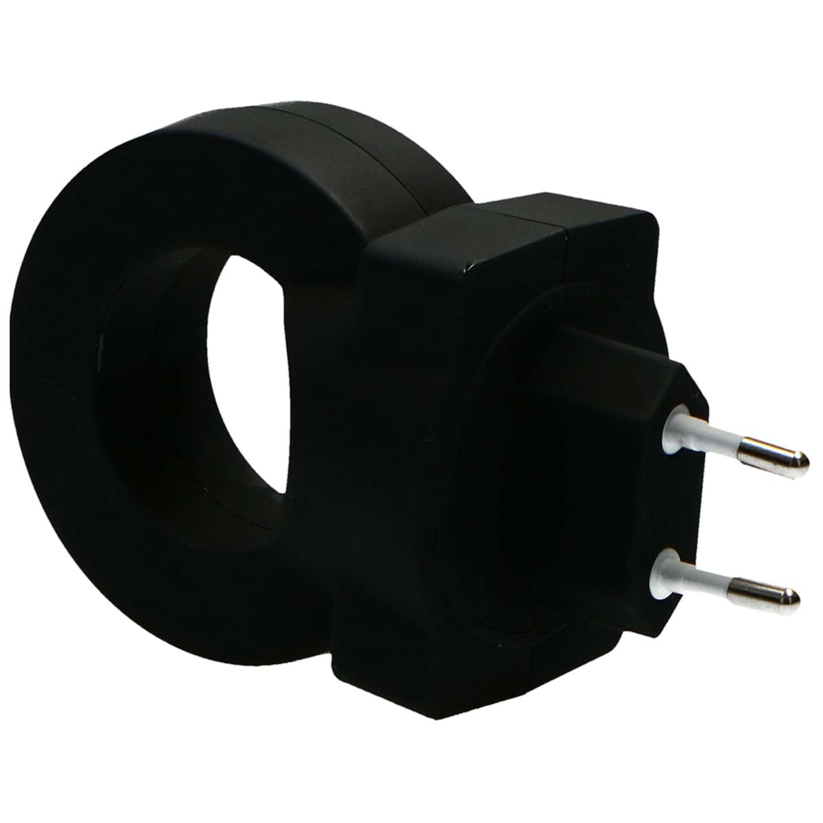 Wiederaufladbare LED-Taschenlampe Schwarz