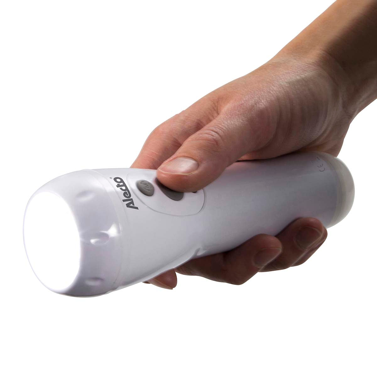 Wiederaufladbare LED-Taschenlampe Weiß