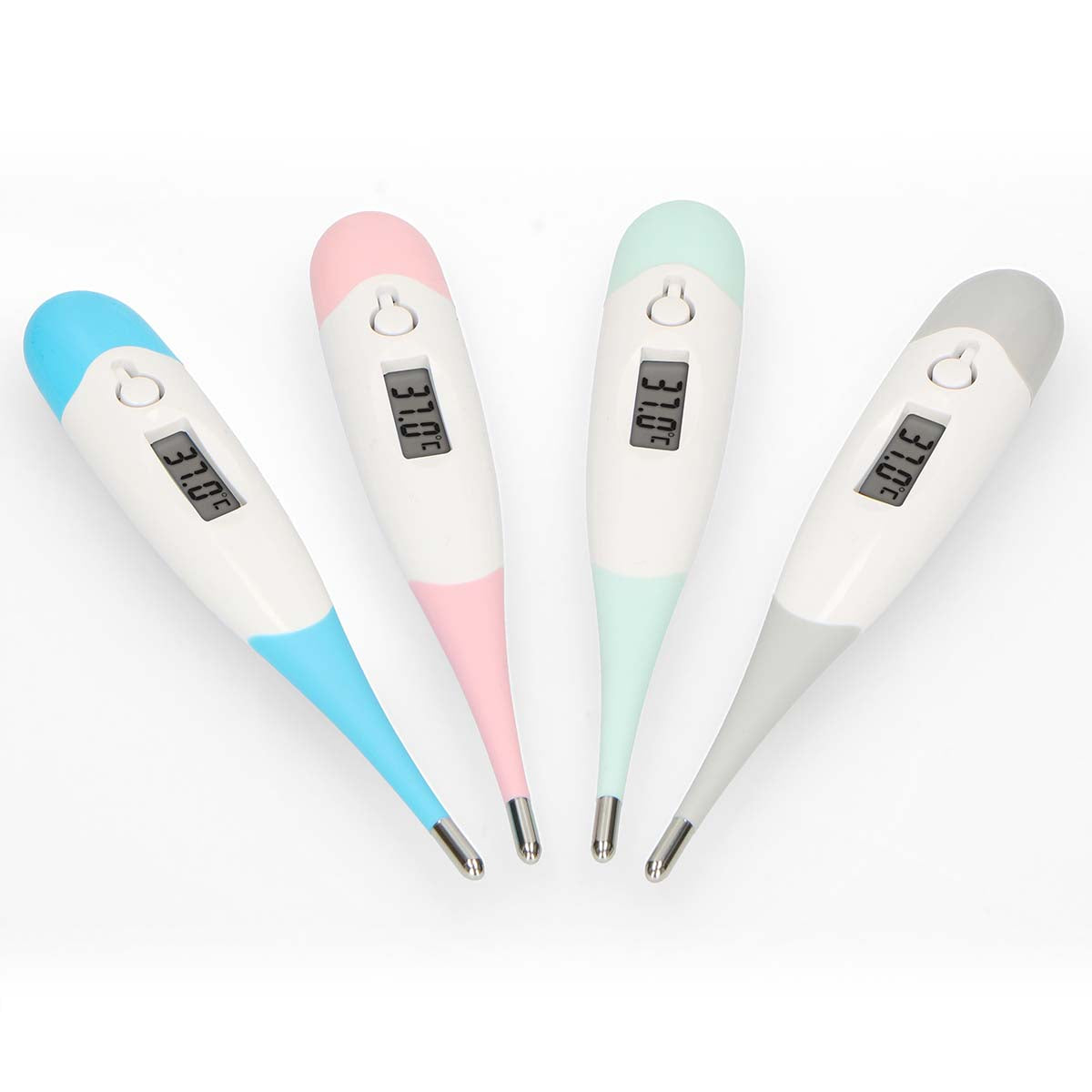 Digitales Thermometer Grau