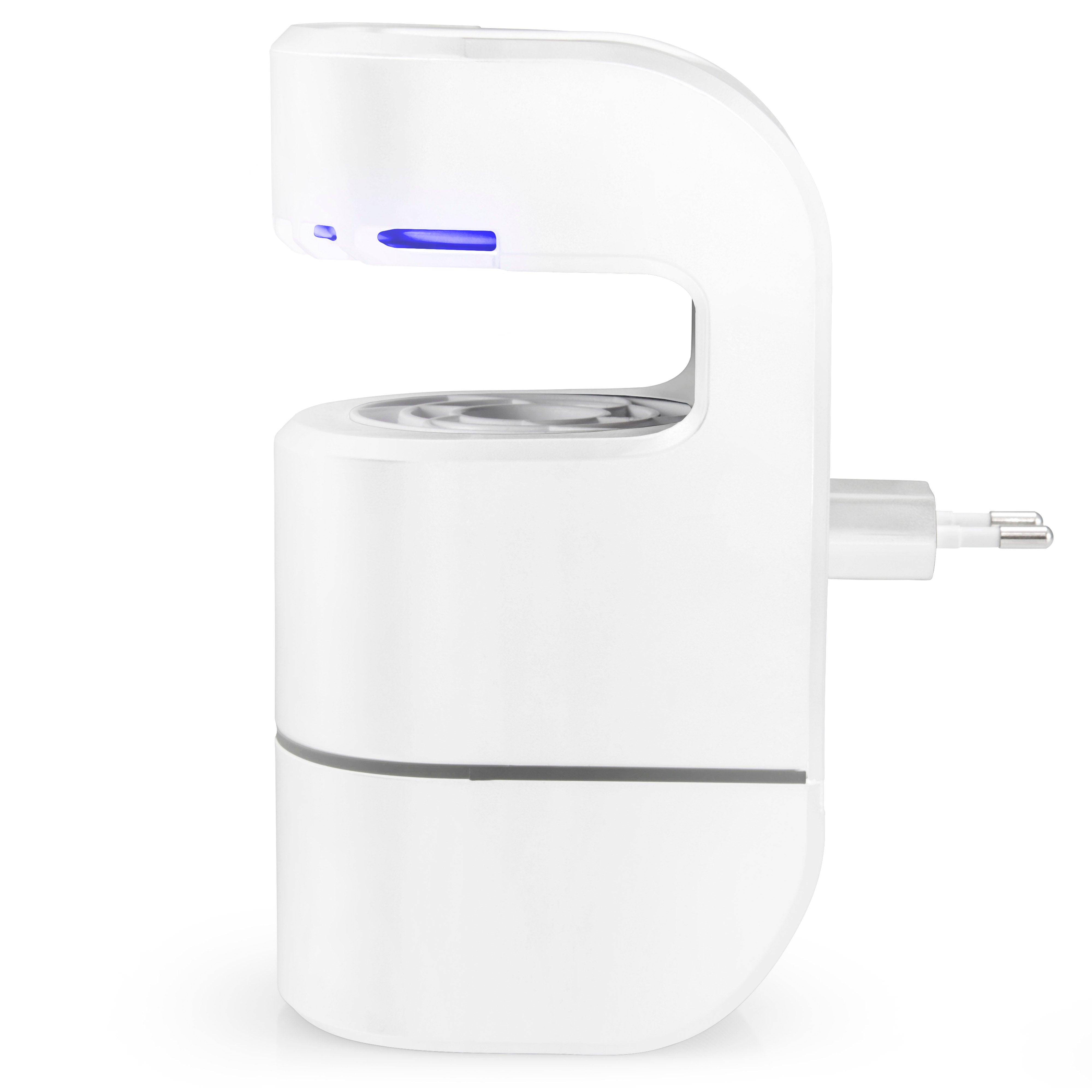 Insektenlampe Wirksam gegen Stechmücken, Fliegen und andere fliegende Insekten Plug and Play Weiß