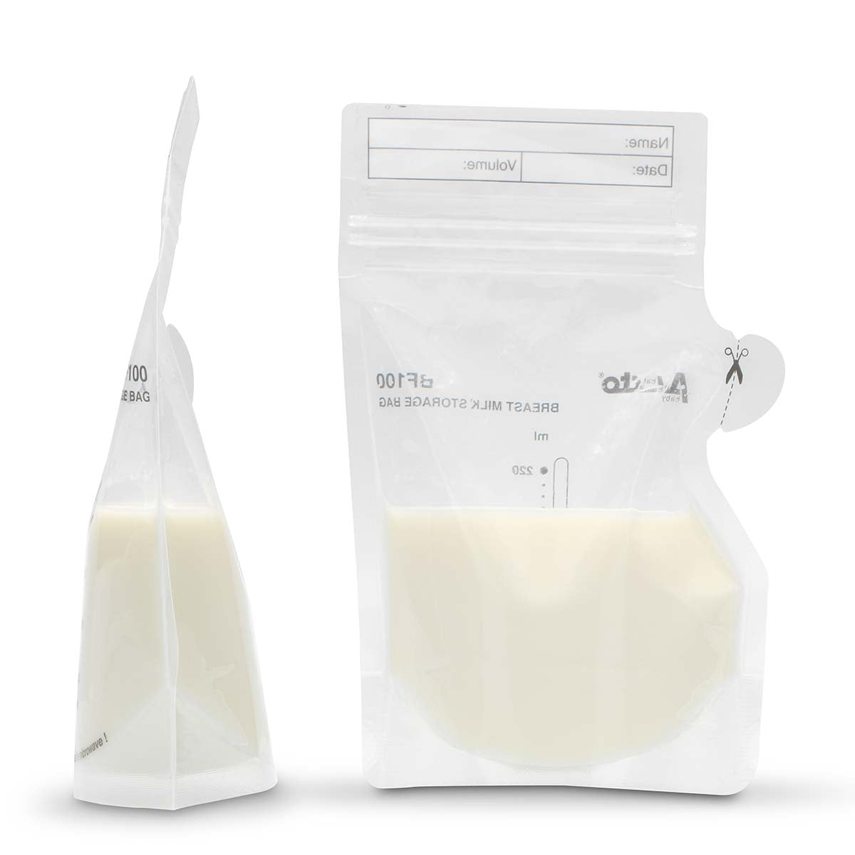Muttermilchaufbewahrungsbeutel 220 ml, 100 Stück