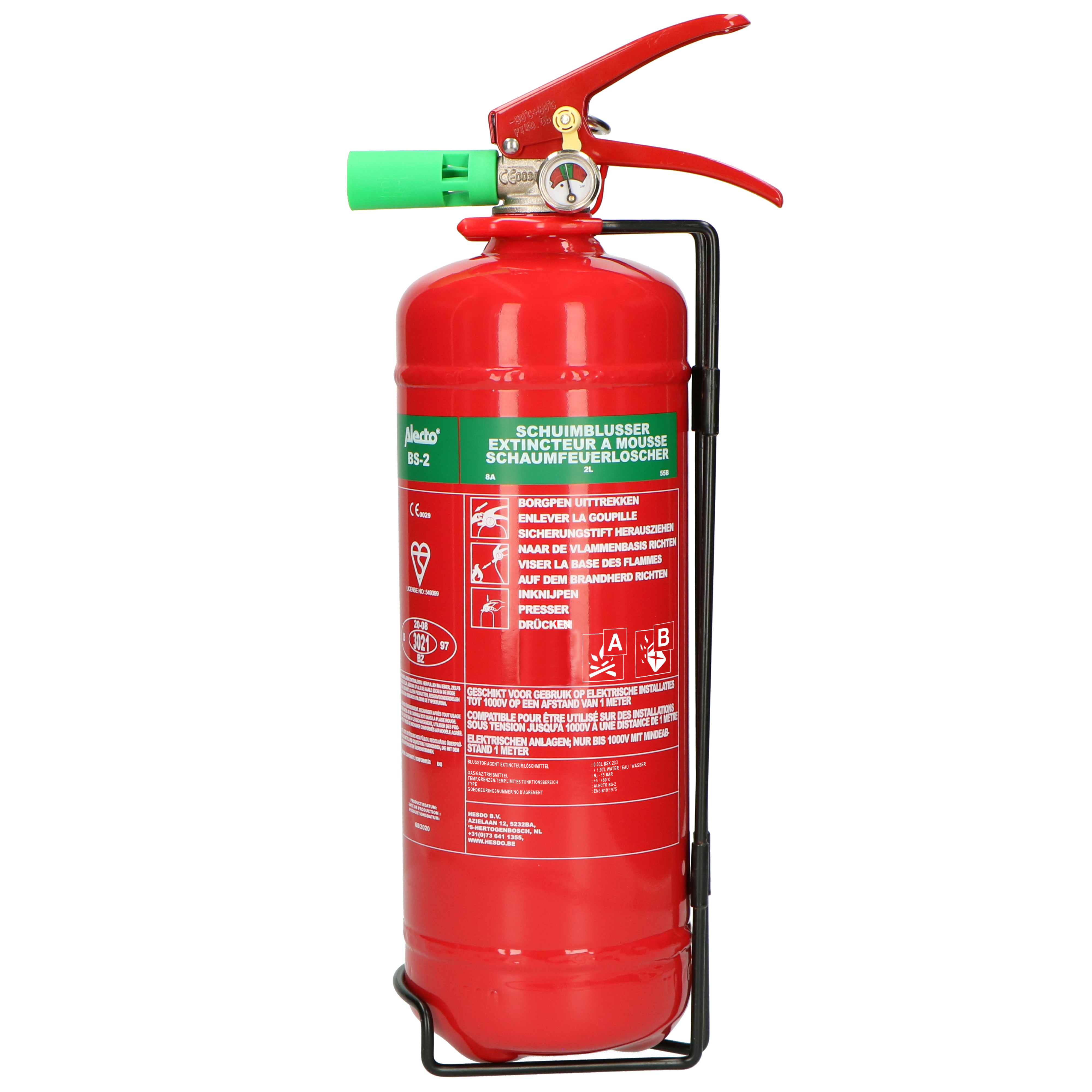Feuerlöschgerät Schaum 2 kg