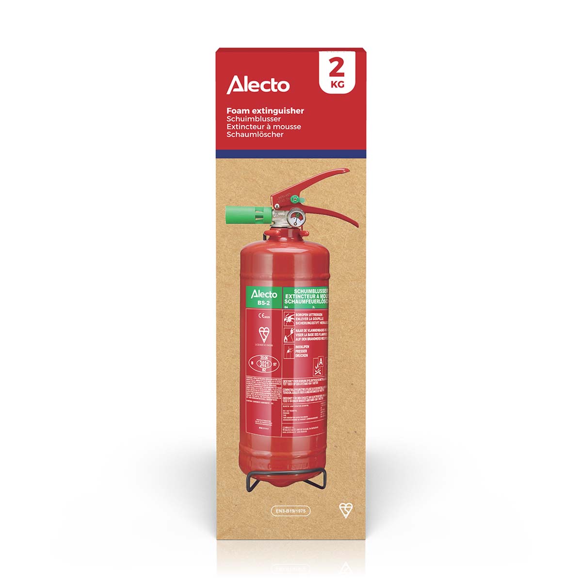 Feuerlöschgerät Schaum 2 kg
