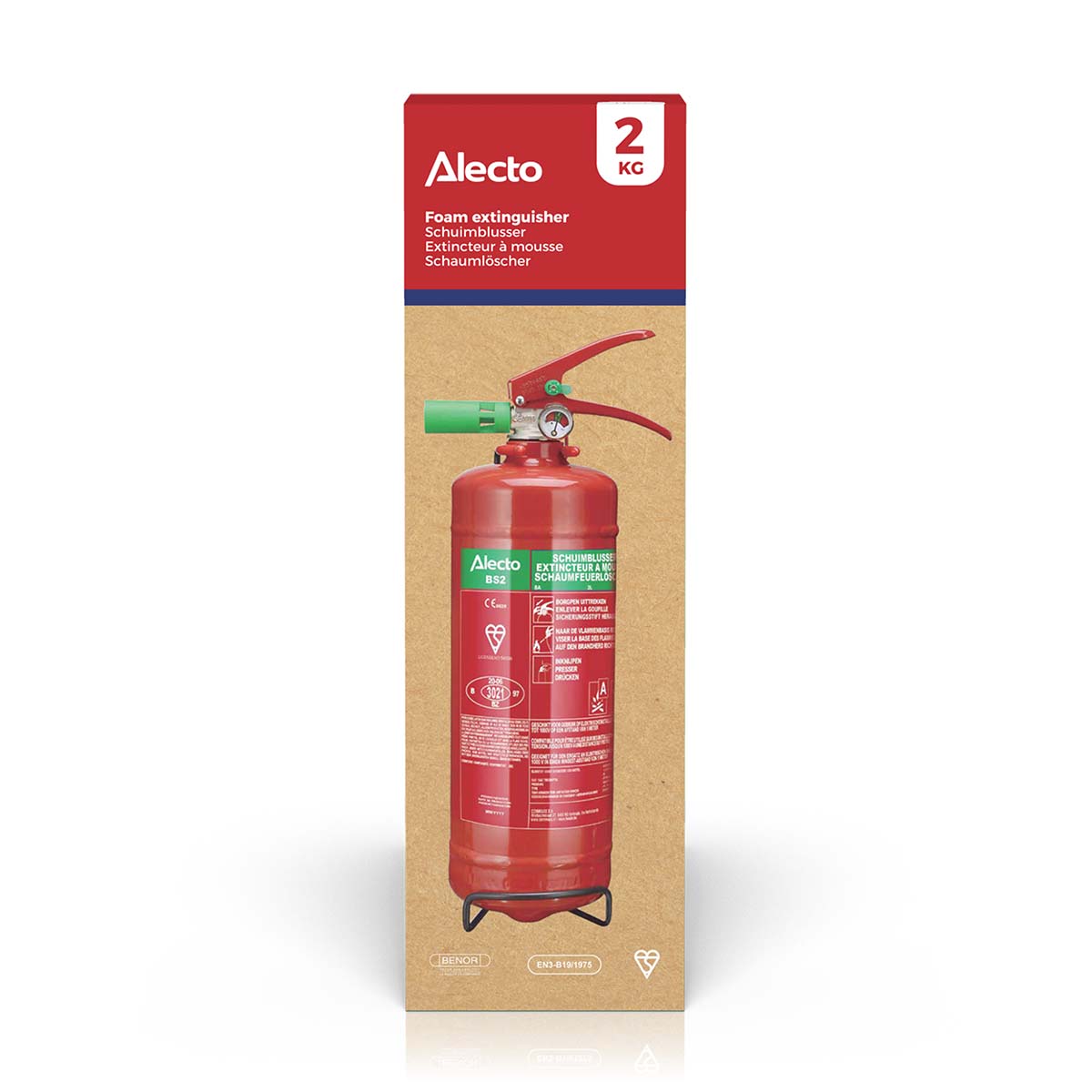 Feuerlöschgerät Schaum 2 kg