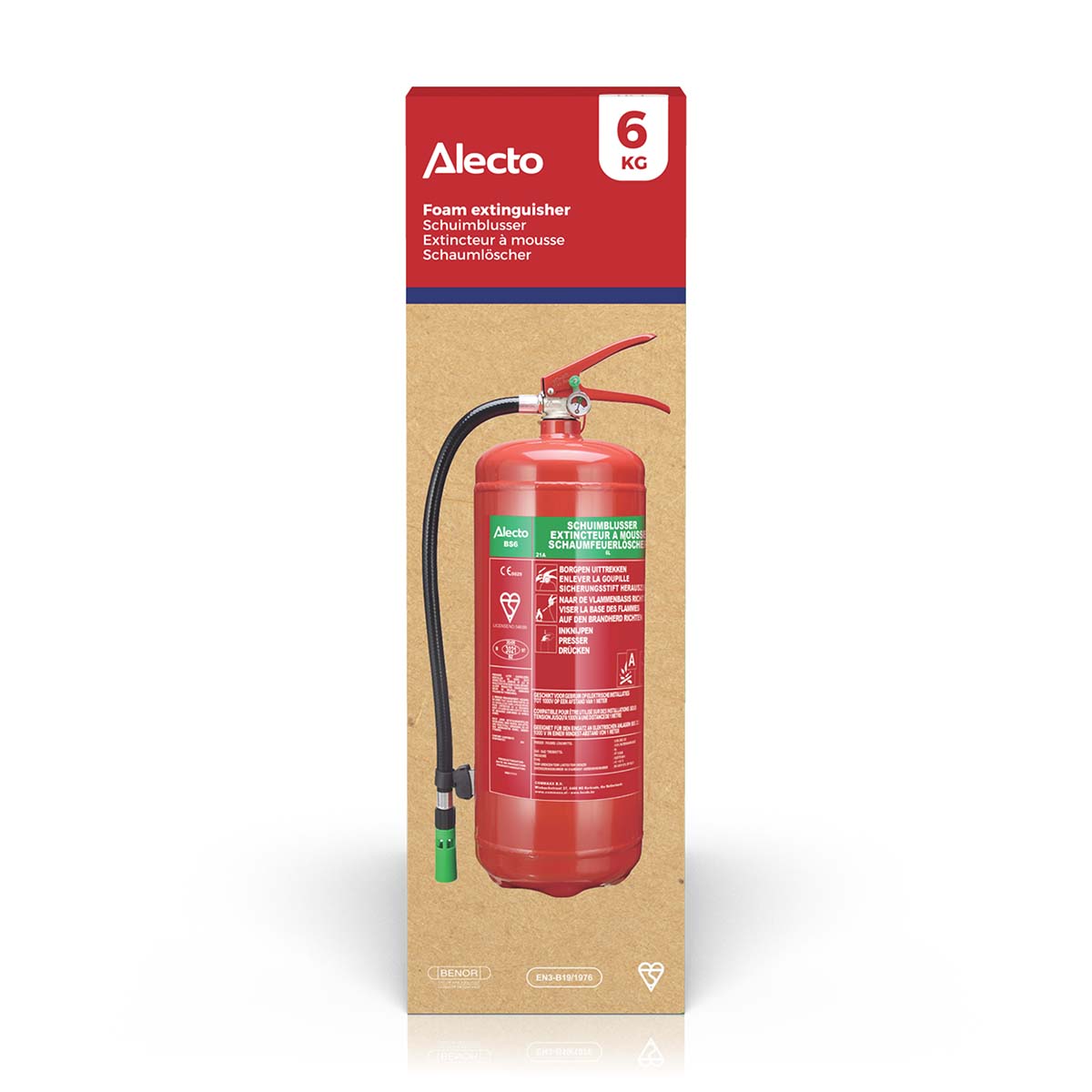 Feuerlöschgerät Schaum 6 kg